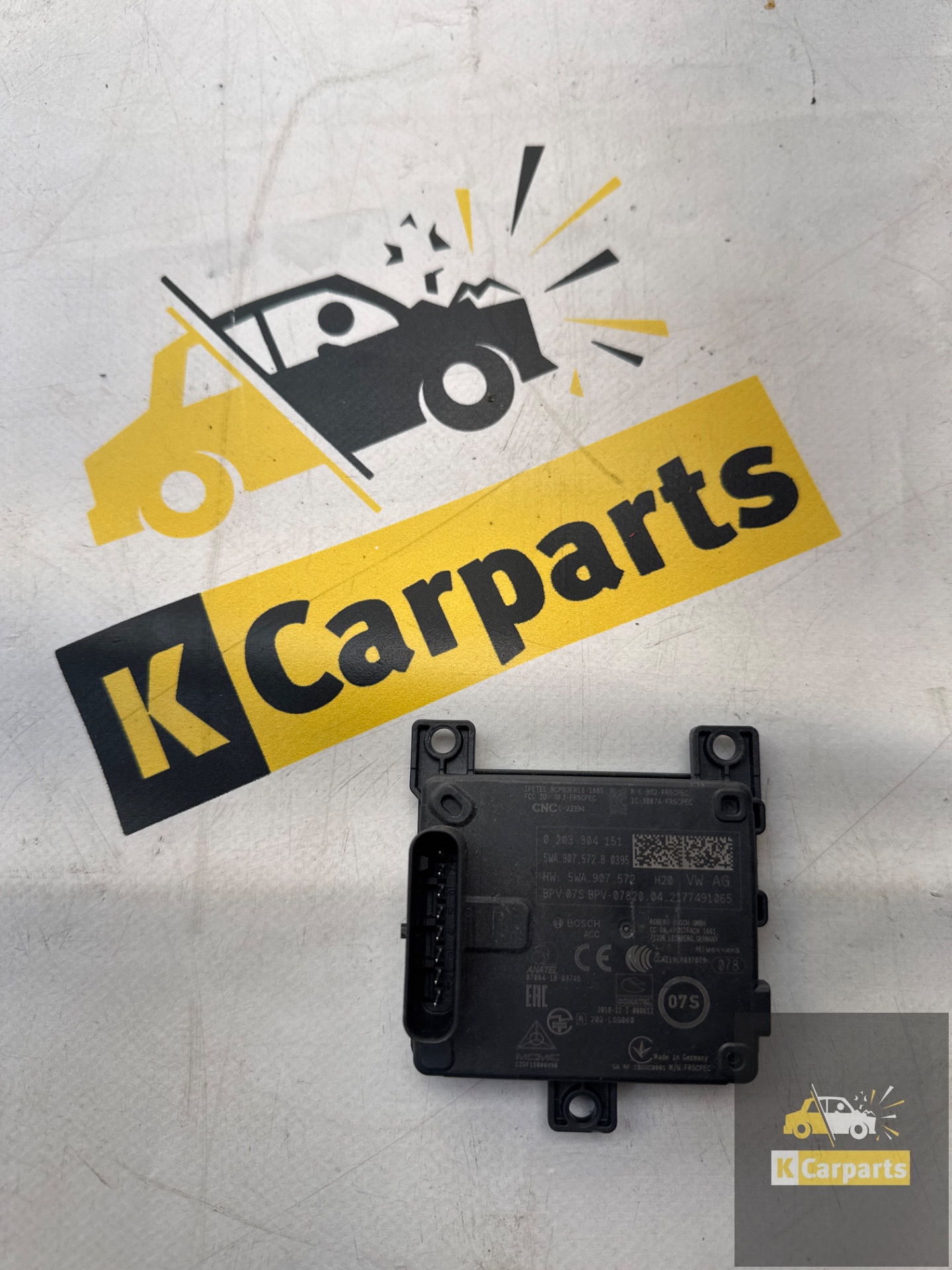 Radar Sensor ACC VW Golf 8 Audi A3 8Y Original 5WA907572B