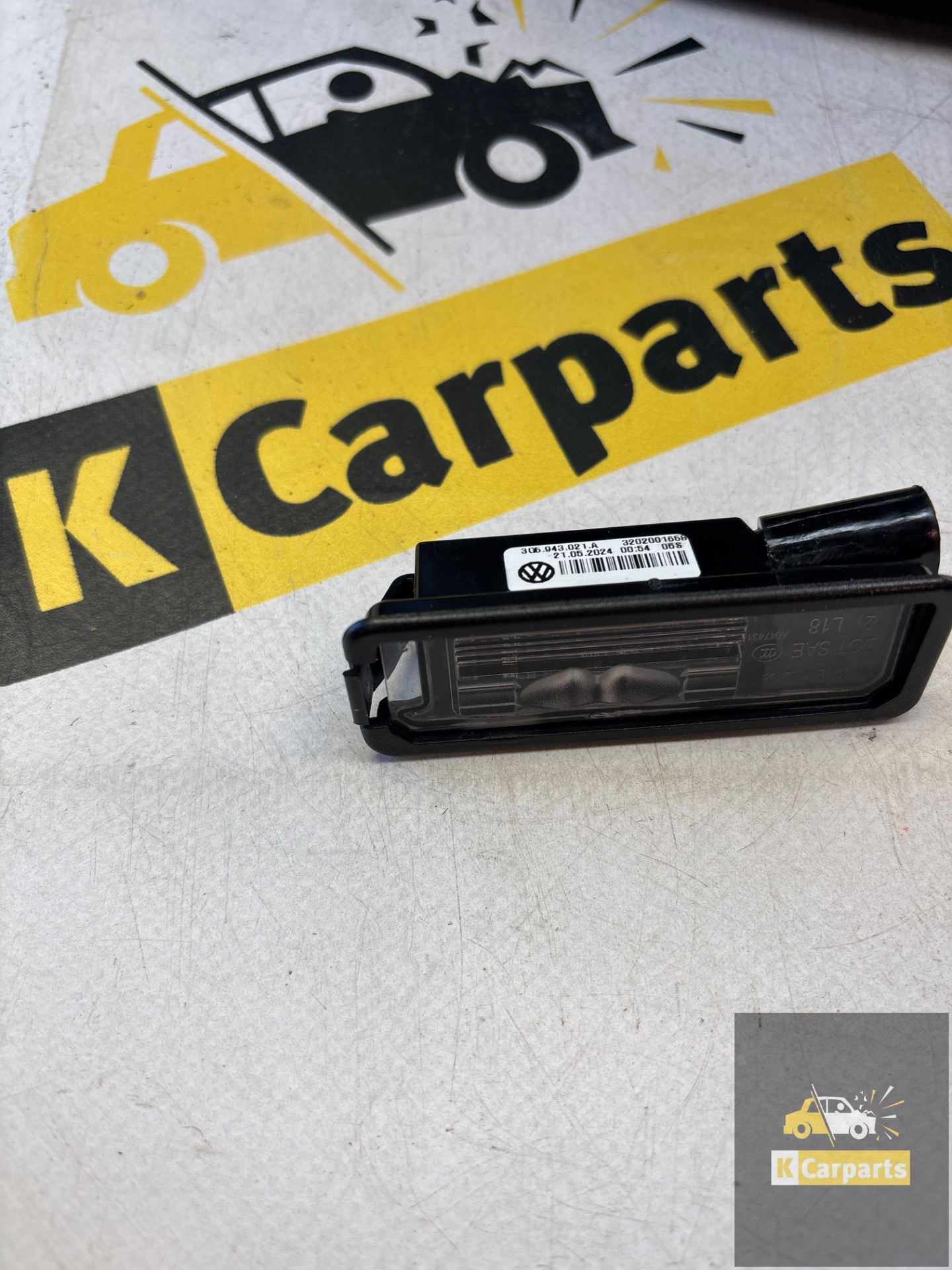 License plate lighting VW Golf 7.8 ORIGINAL 3G5943021A