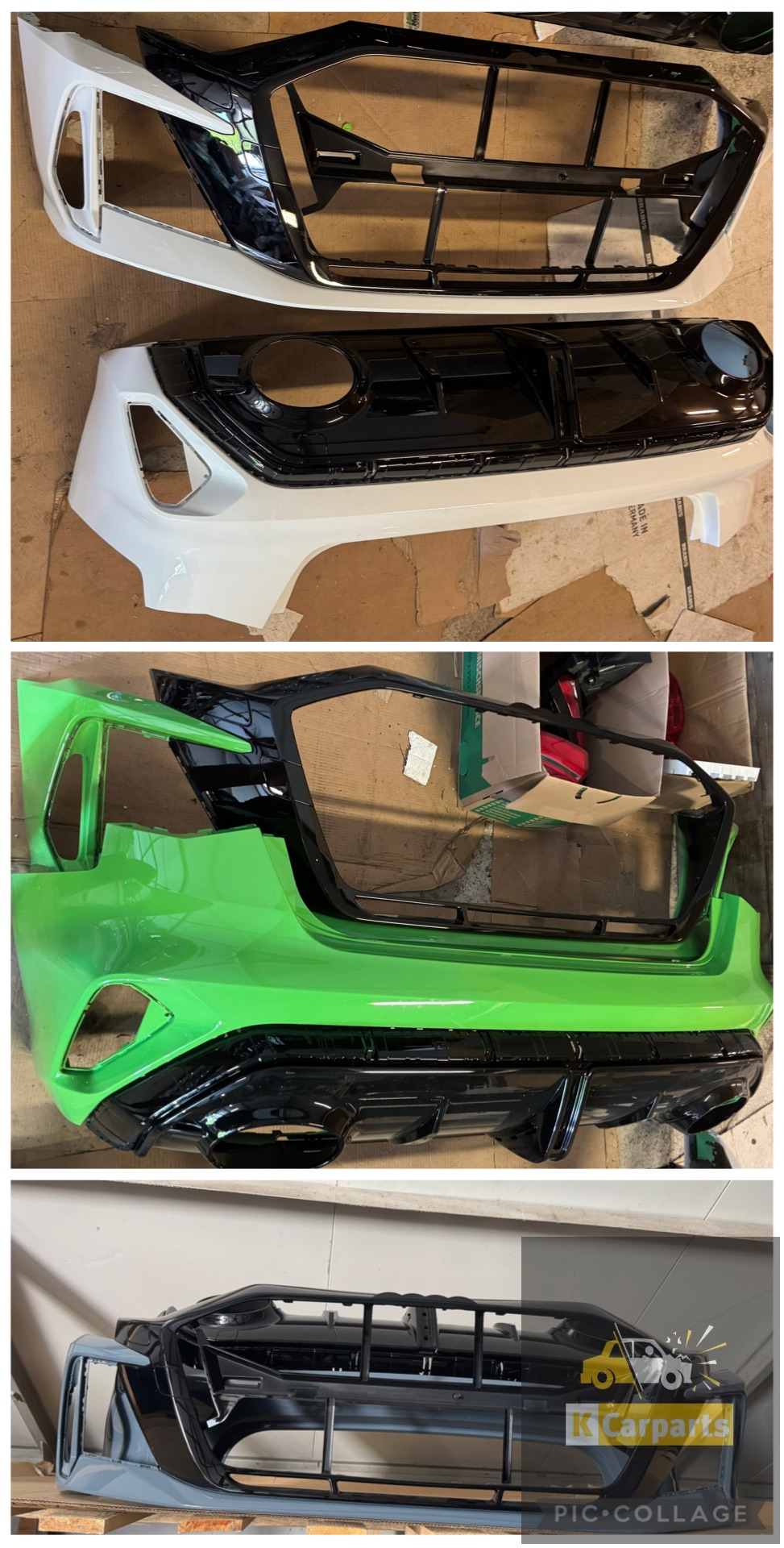 Voorbumper achterbumper set Audi A3 8Y Facelift RS3 8Y5807511N