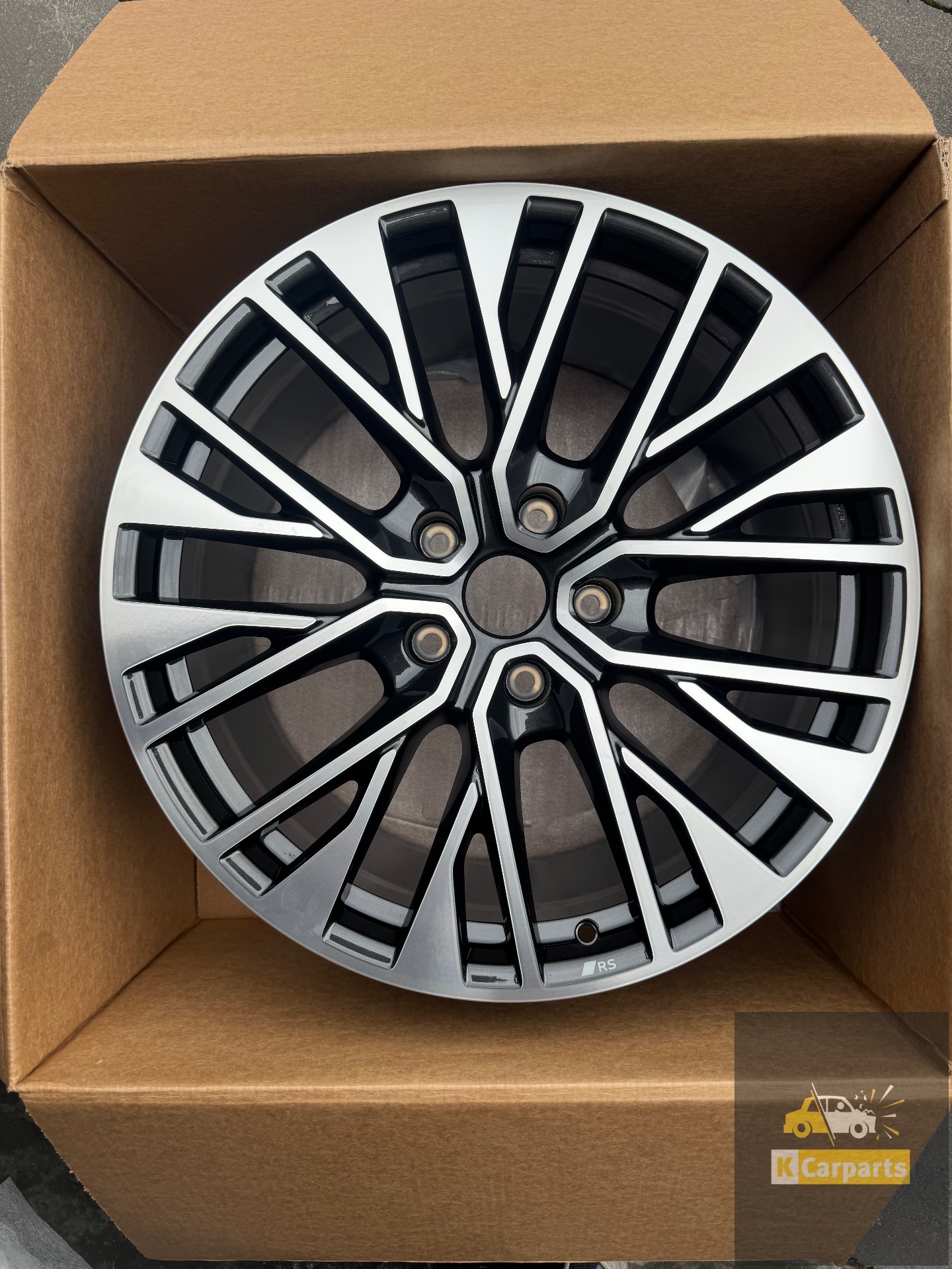 Audi e-tron GT RS velgen 20 inch 4J3601025CF titanium NIEUW