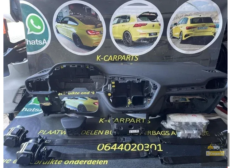 Airbagset Ford Fiesta MK8 2018-2023 Origineel Dashboard set zonder speaker