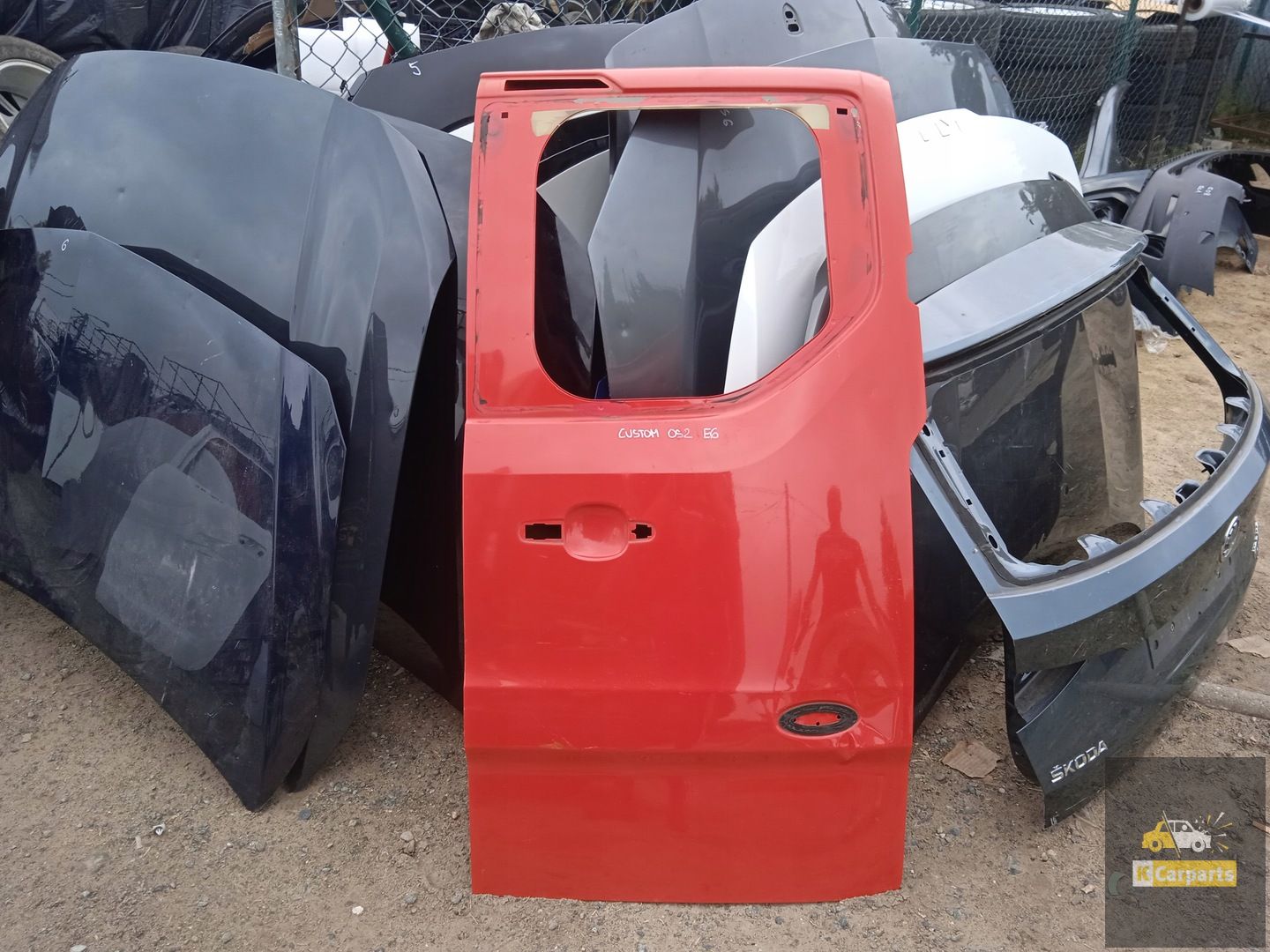 Ford Transit Custom rechterachterdeur