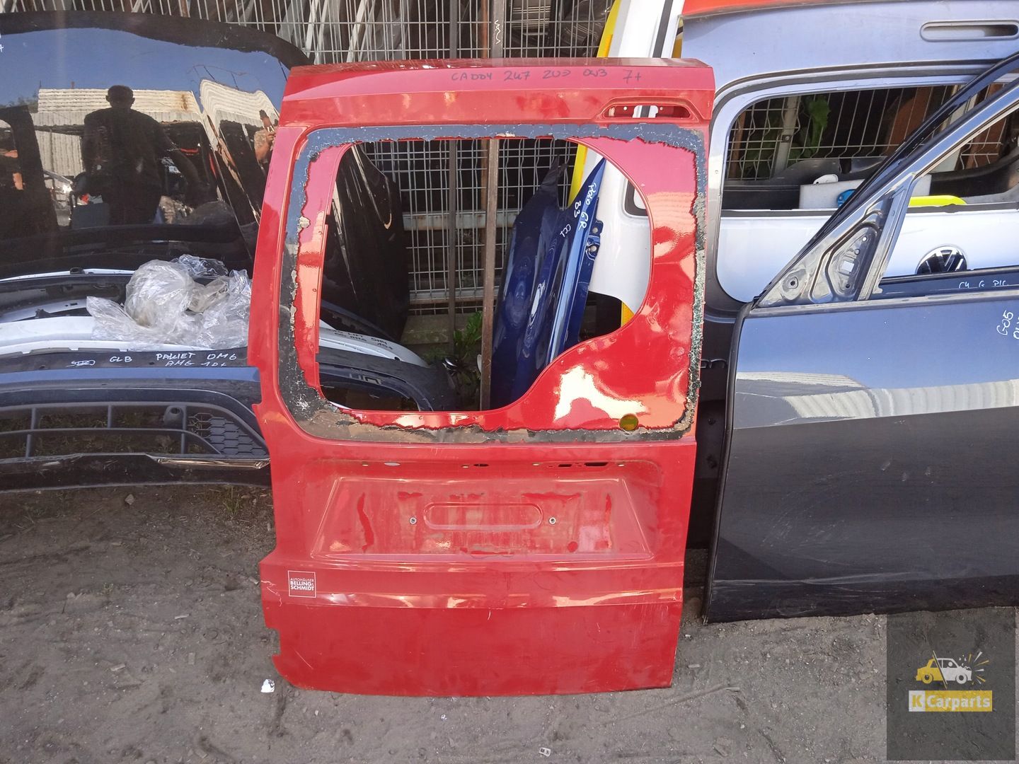 VW Caddy 2K7 linker achterdeur