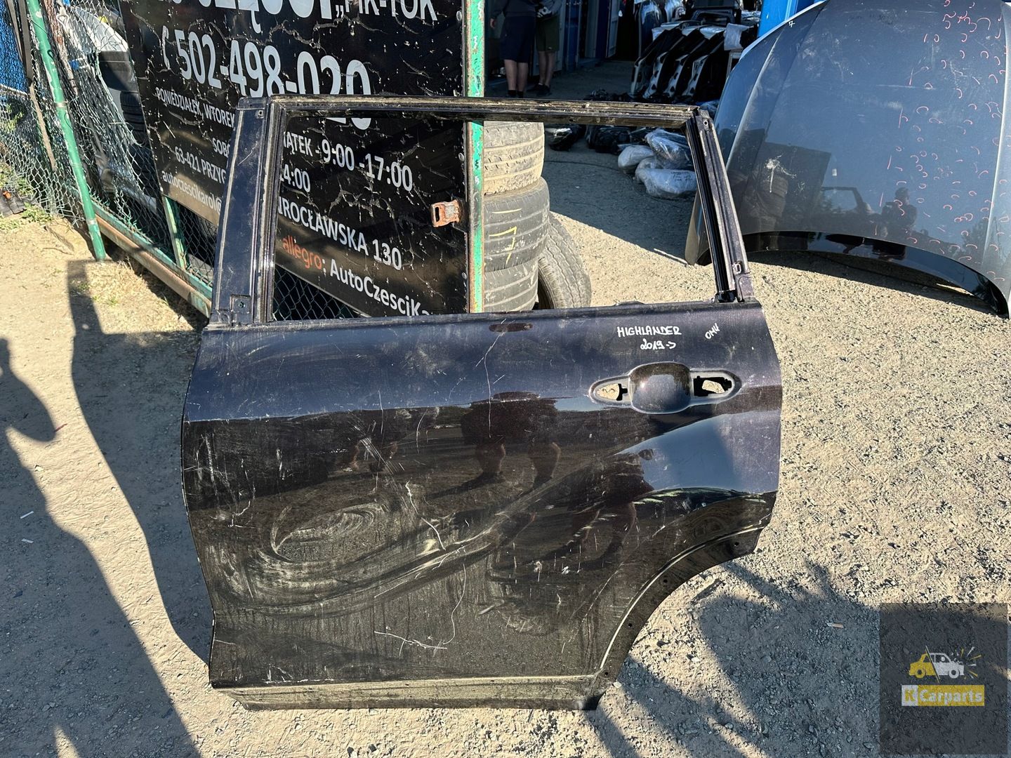 Toyota Highlander IV linker achterdeur