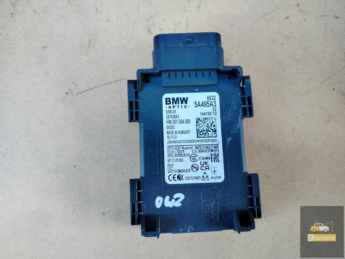 5A495A3, capteur de maintien de voie BMW
