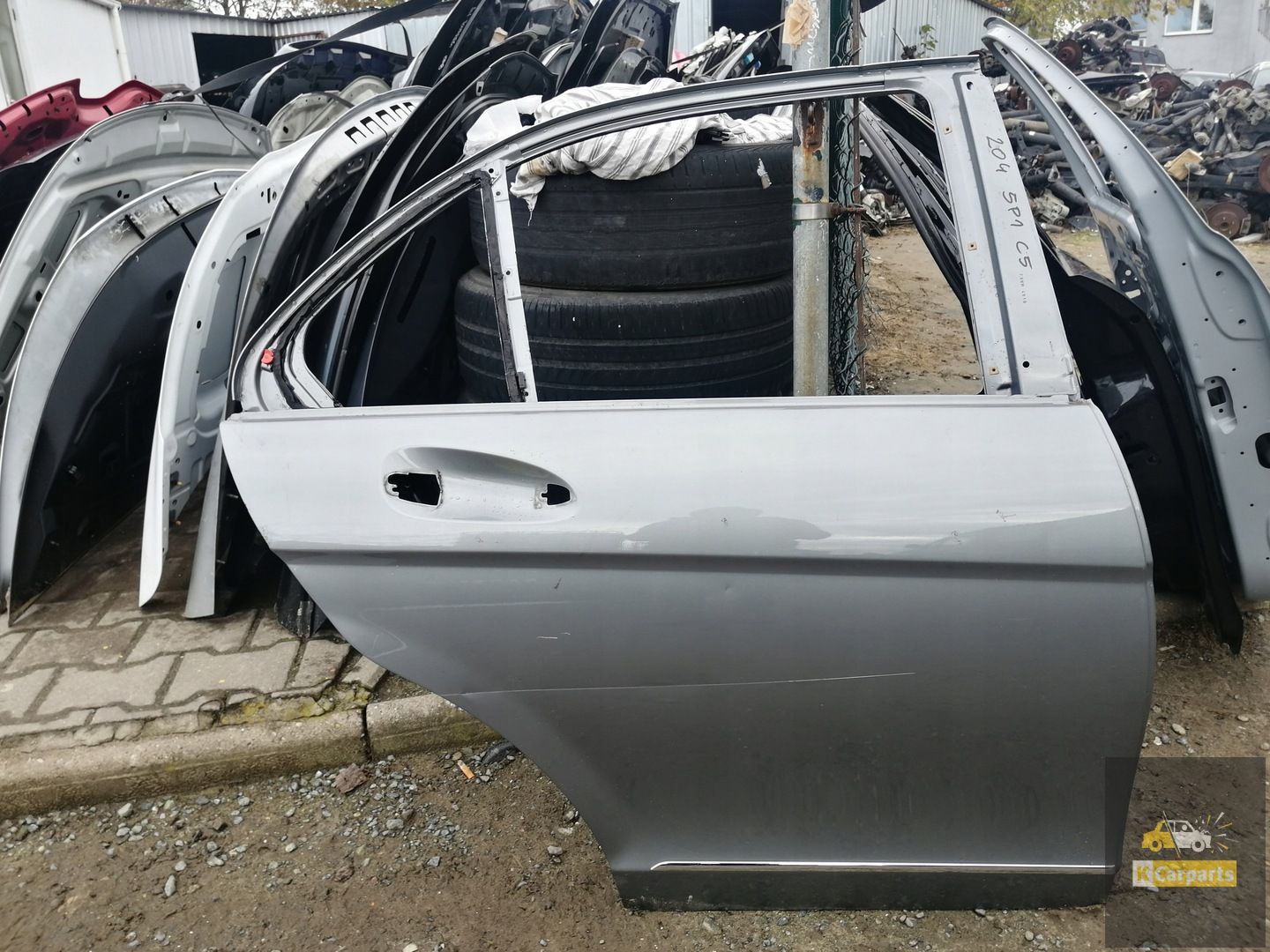 Mercedes W204 Rechter achterdeur