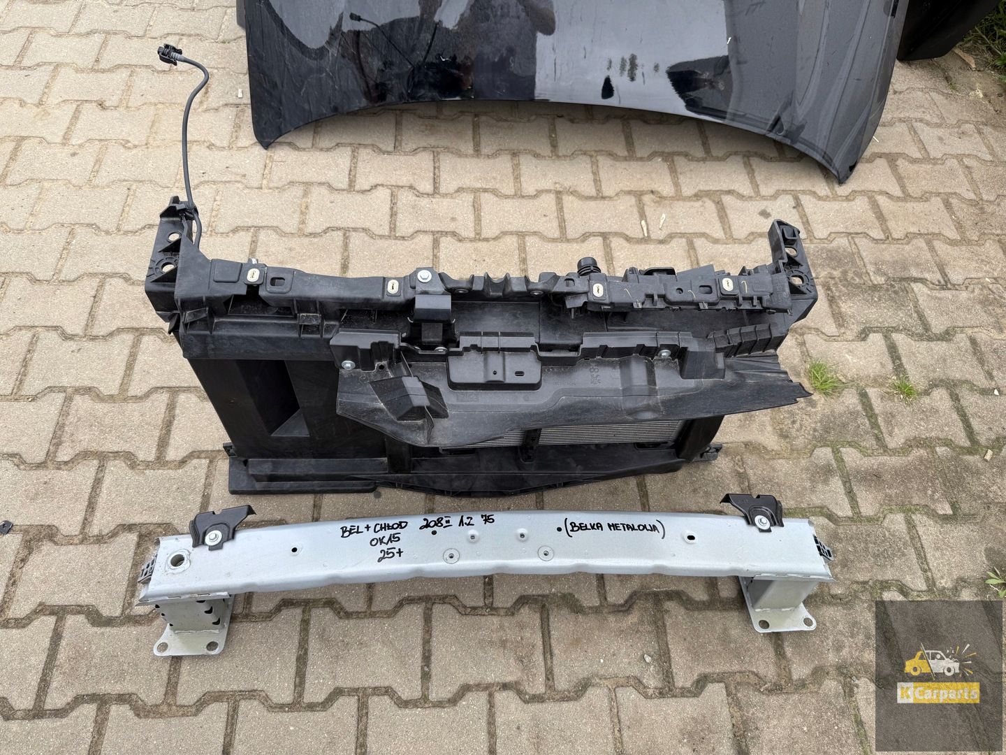Peugeot 208 II voorste gordelversteviging radiateurstang 1.2 75km