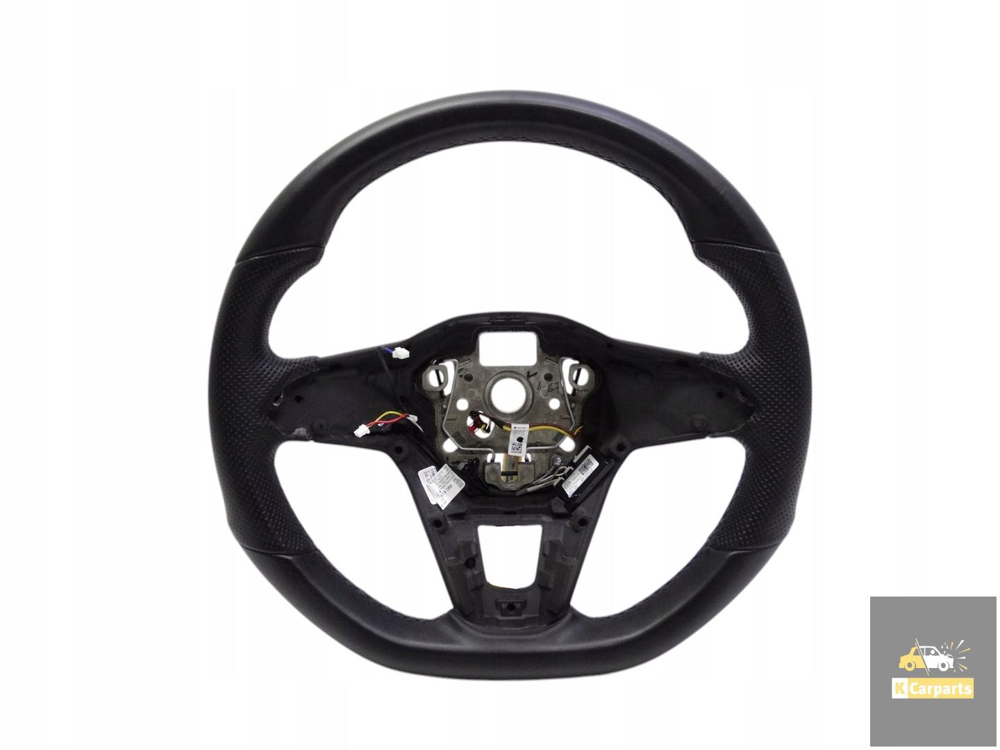 5H0419089FN, Volant en cuir noir à coutures apparentes pour VW Golf VIII GTI R 2020+ 5H0419089FN