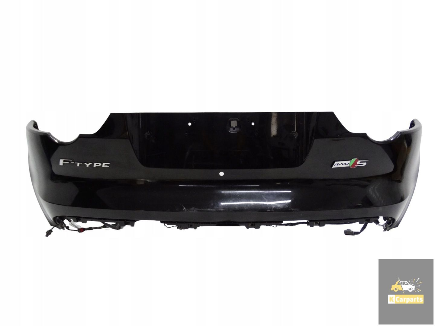 EX53-17D781-A, Jaguar F-Type X152 13-19 rear bumper + wiring harness + camera EX53-17D781-A