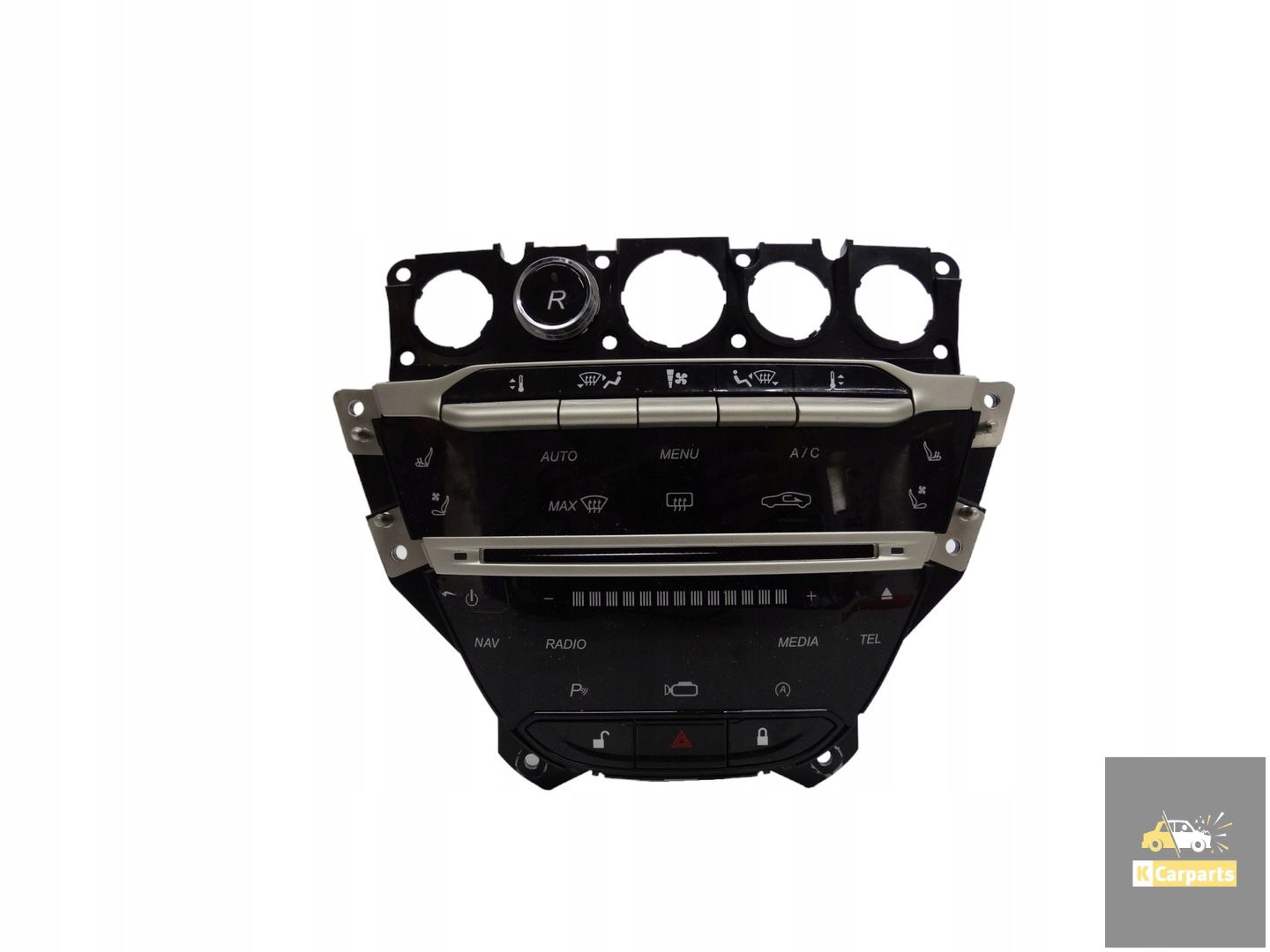 HY53-18C876-AC, Aston Martin DB11 Klimaanlagen-Bedienfeld, mattsilber HY53-18C876-AC