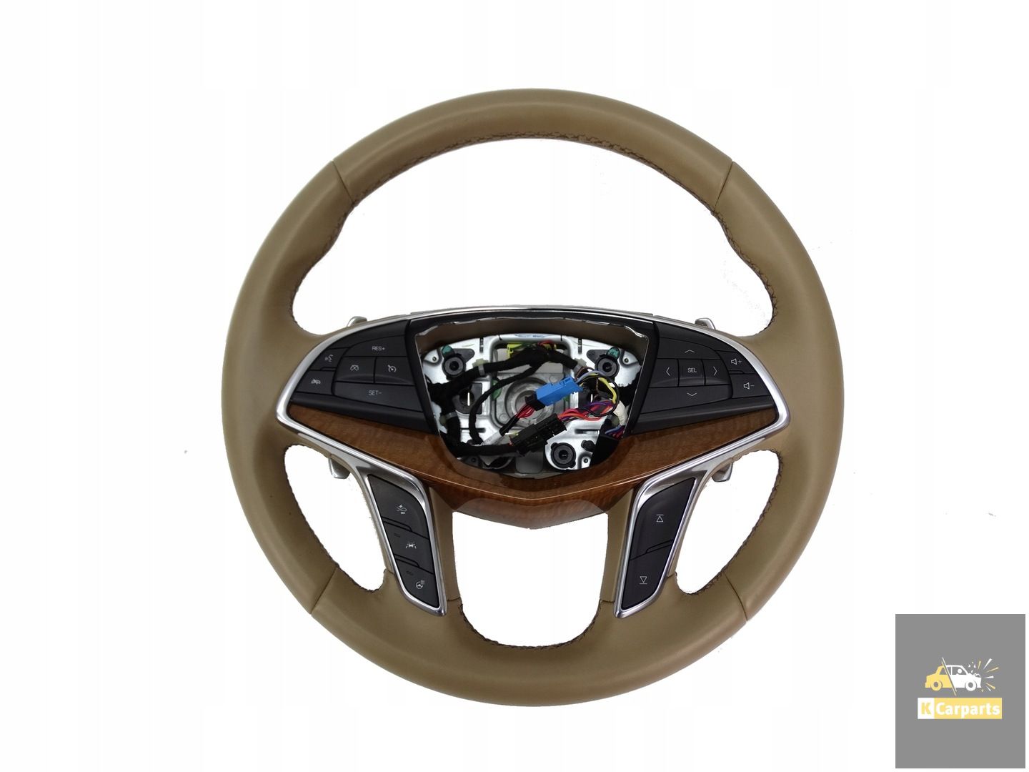 84374254, Cadillac CT6 Lift 18- leather steering wheel multi