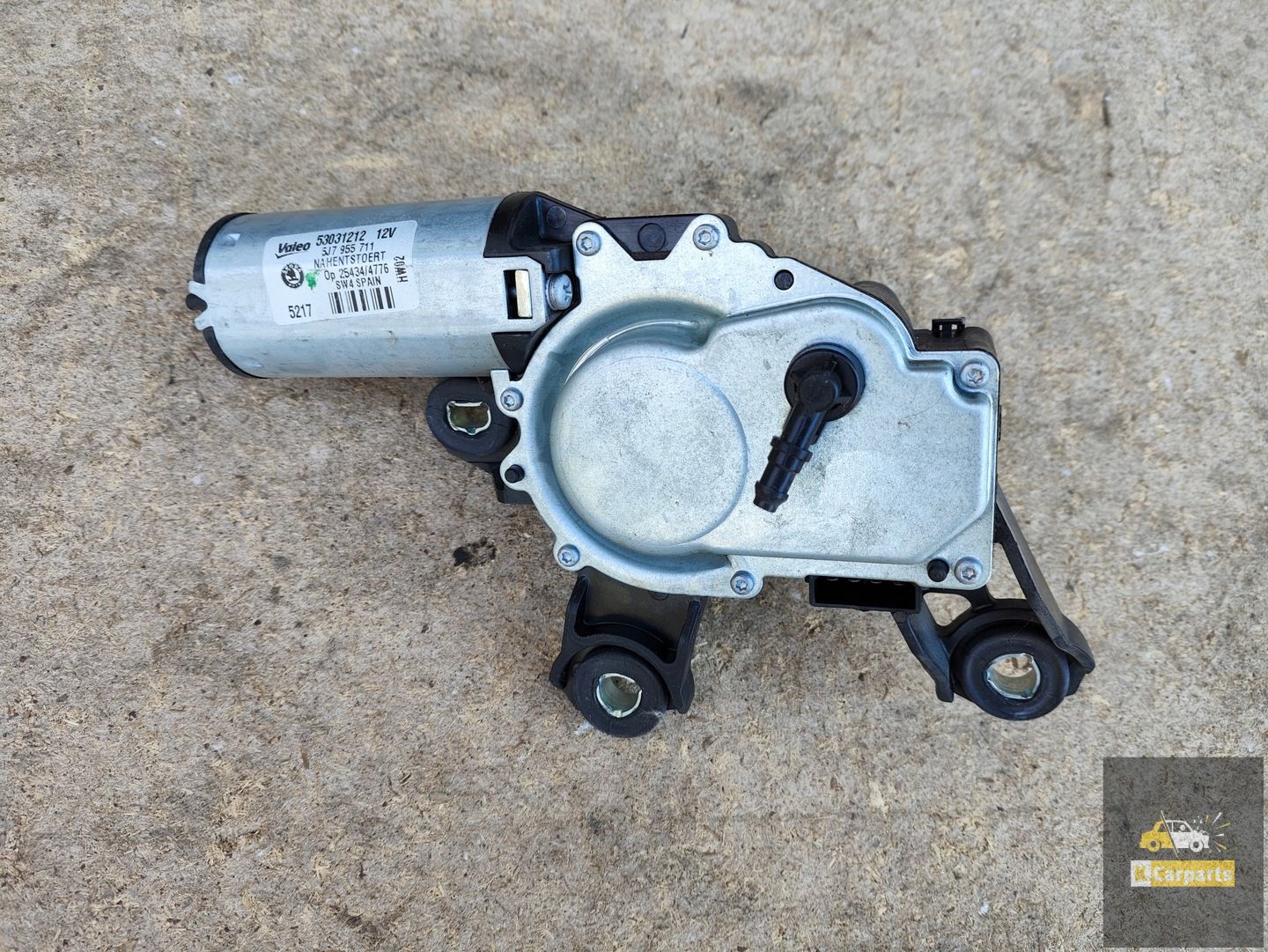 5J7955711, SKODA FABIA 2 II 06- ACHTERWISSERMOTOR