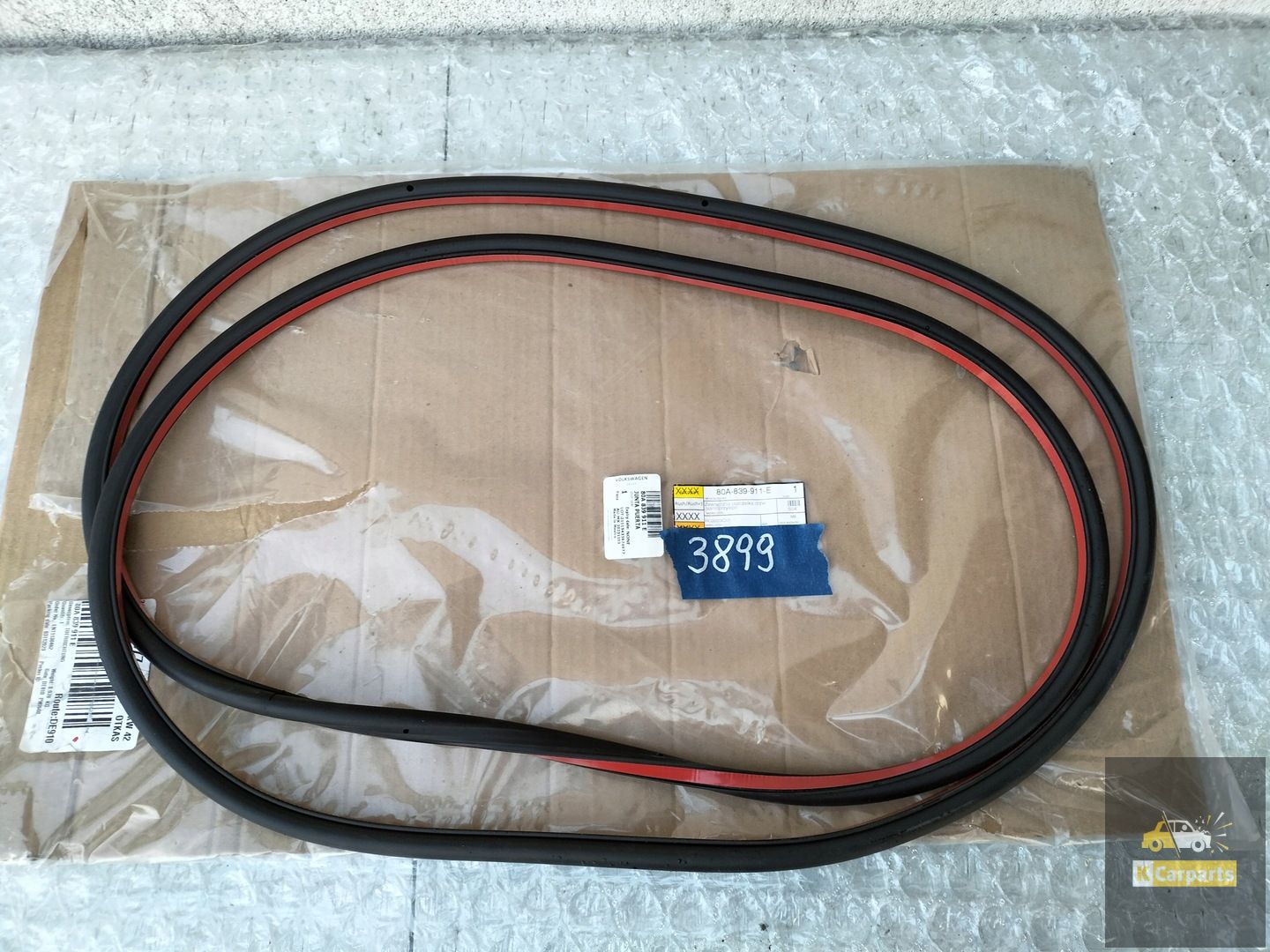 80A839911E, AUDI OE BUITENSTE AFDICHTING LINKS ACHTER