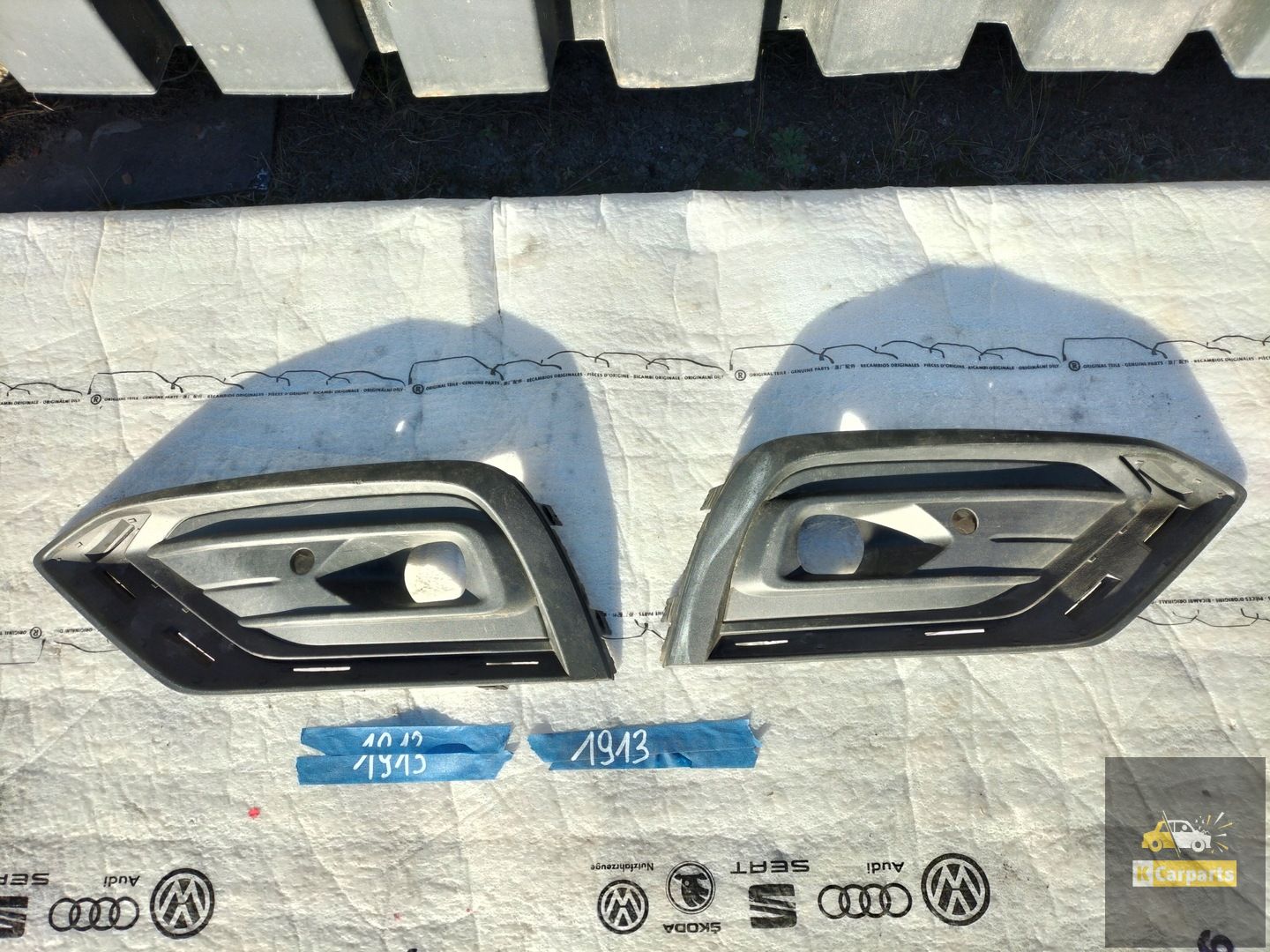 31455641 31455640, VOLVO V60 II S60 BUMPERROOSTER LINKS+RECHTS