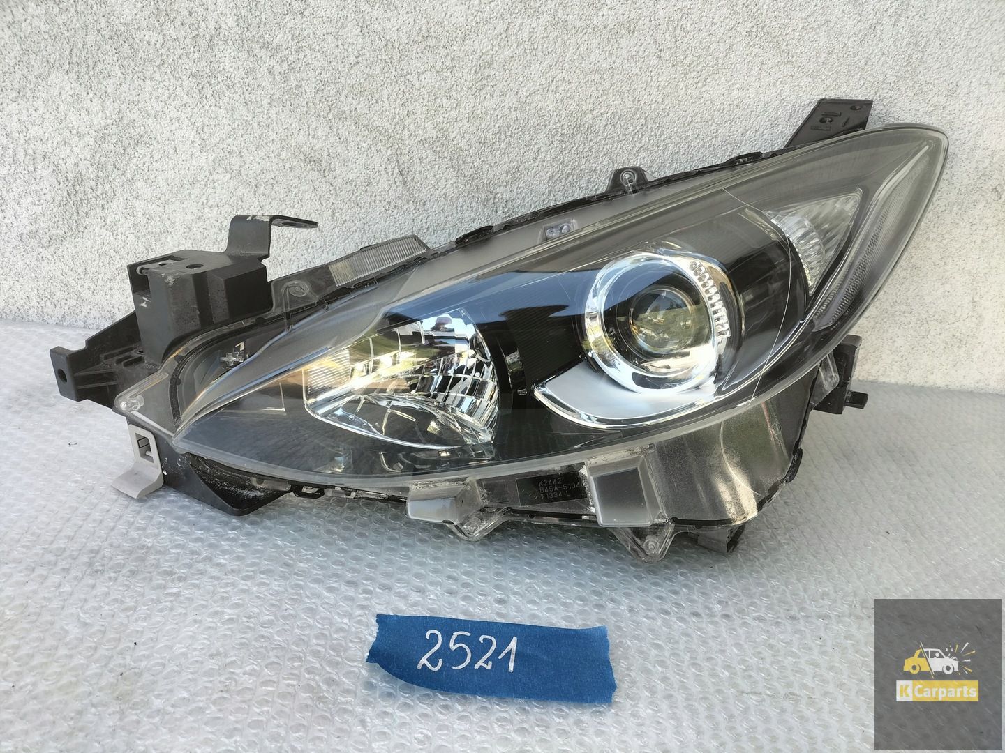 B45A51040, MAZDA 3 III BM KOPLAMPGLAS LINKS