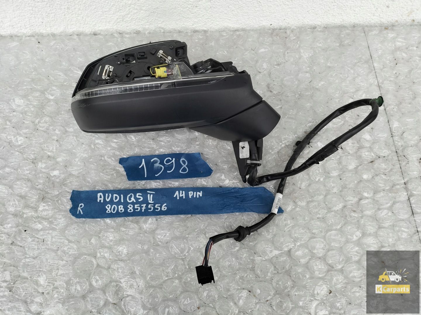 AUDI Q5 RECHTER SPIEGEL 80B857556 14PIN