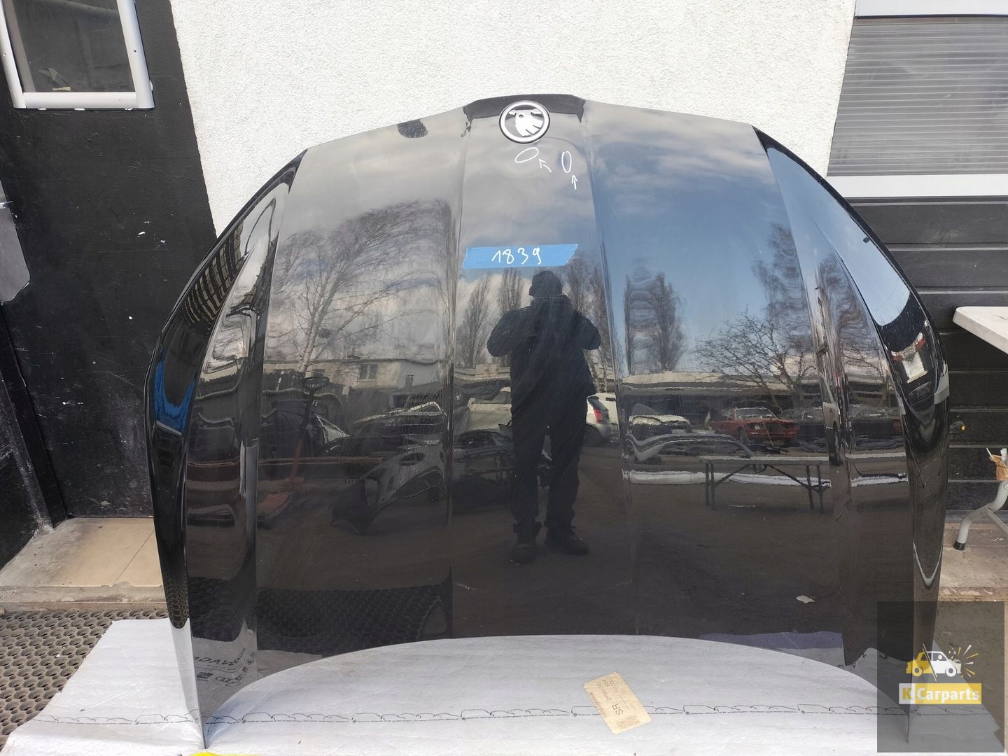 OOR718, SKODA SUPERB IV BONNET FRONT
