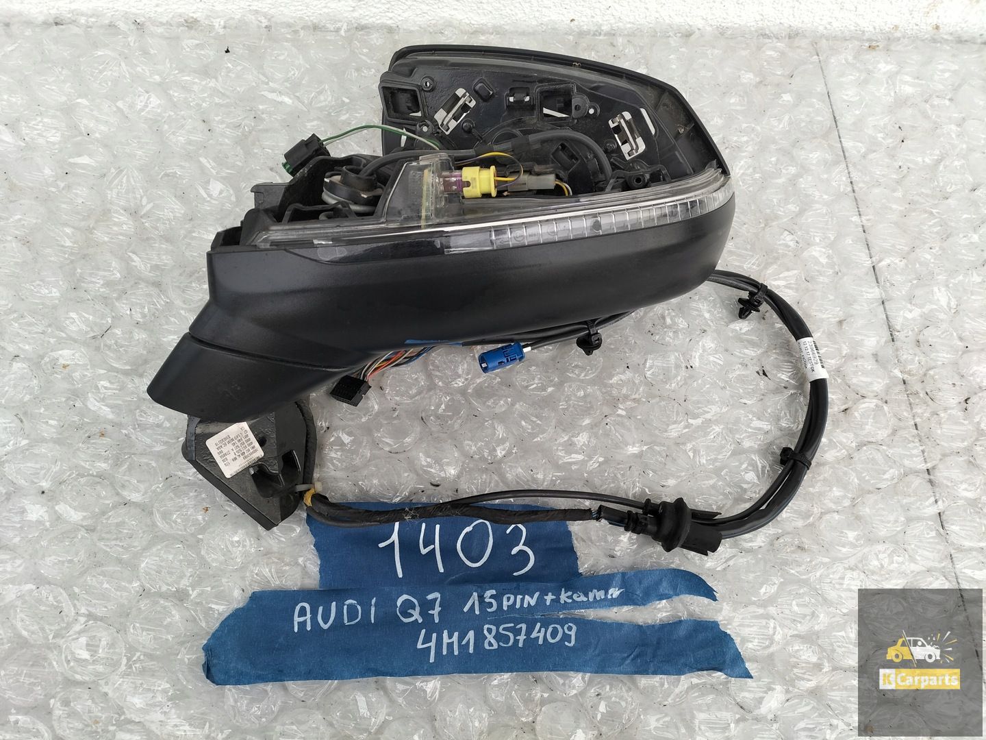 4M1857409, AUDI Q7 LIFT 4M1857409 CAMERA SPIEGEL L 15PIN1403