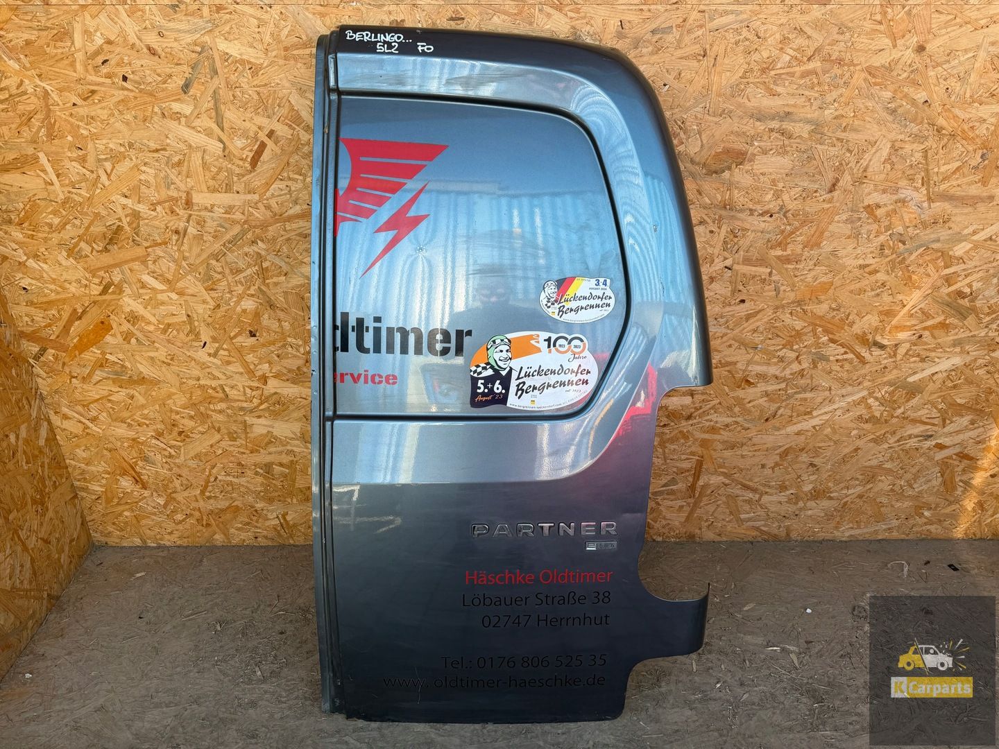 Berlingo Partner Rifter Combo Proace City Hintertür rechts