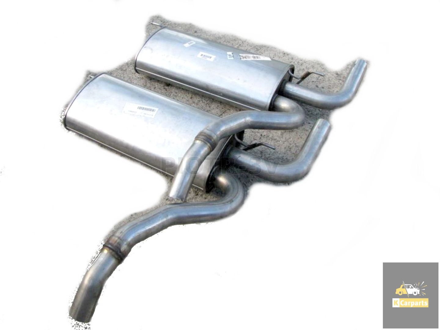 305992, Exhaust muffler, diesel VOLVO XC60 - original NEW - Volvo OE