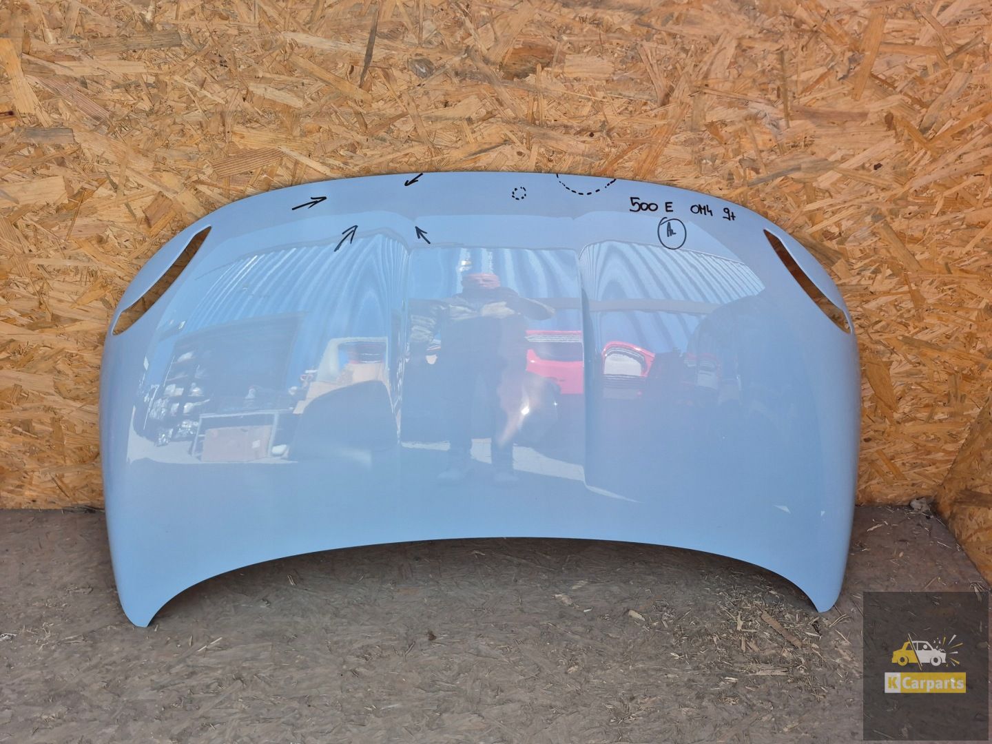 Fiat 500E motorkap