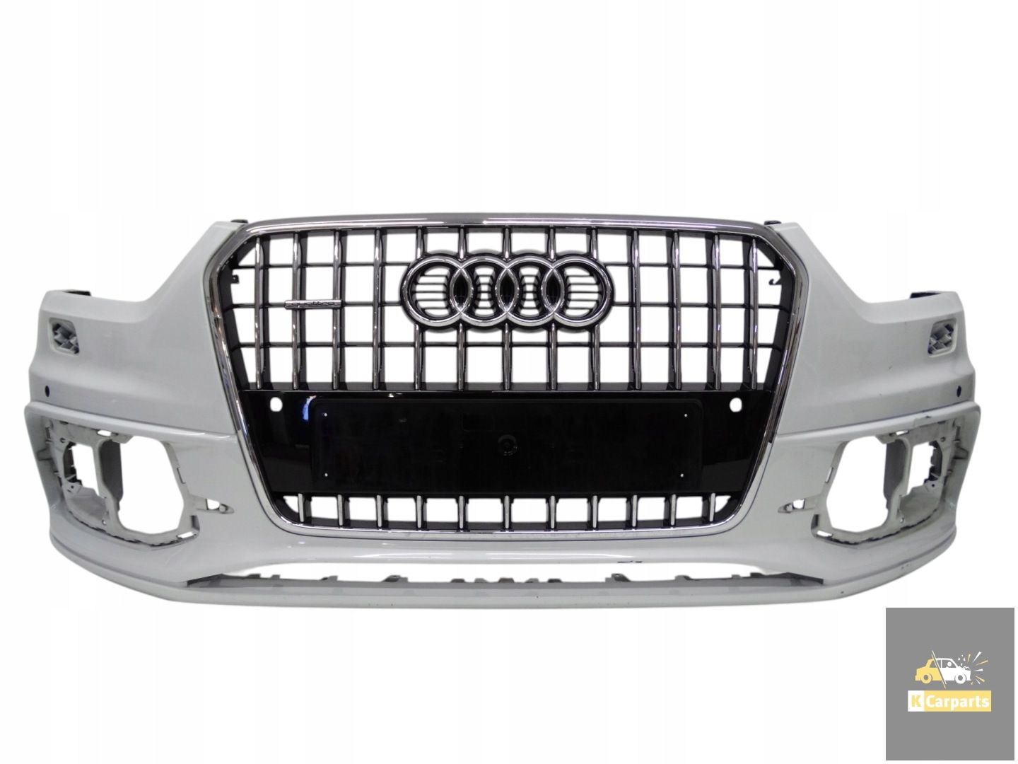 8U0807437D, Audi Q3 S-Line 8U0 2011-2014 voorbumper origineel 8U0807437D