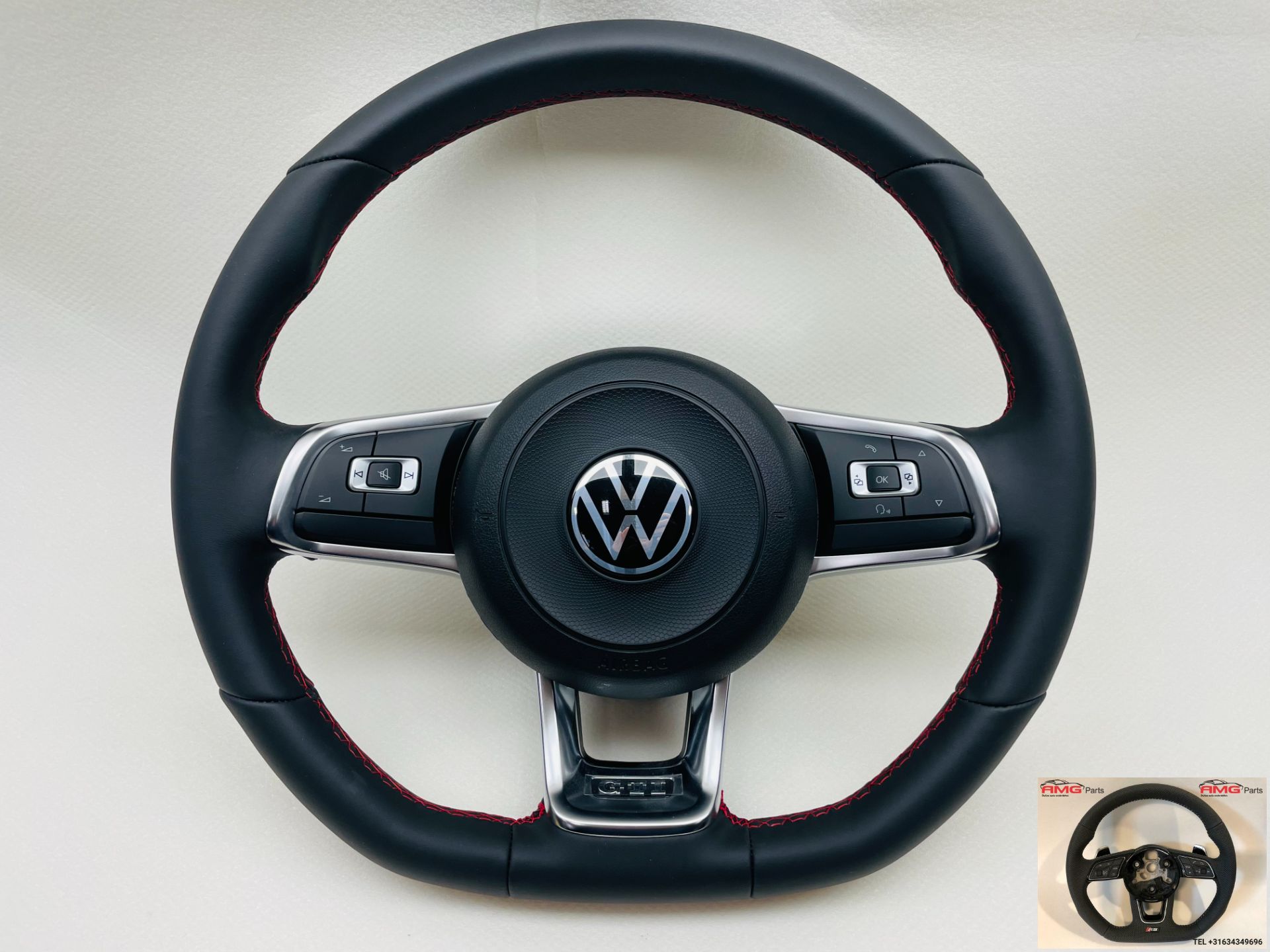 Volant Vw GTi avec Airbag Golf 7 Polo UP T-Cross T-Roc