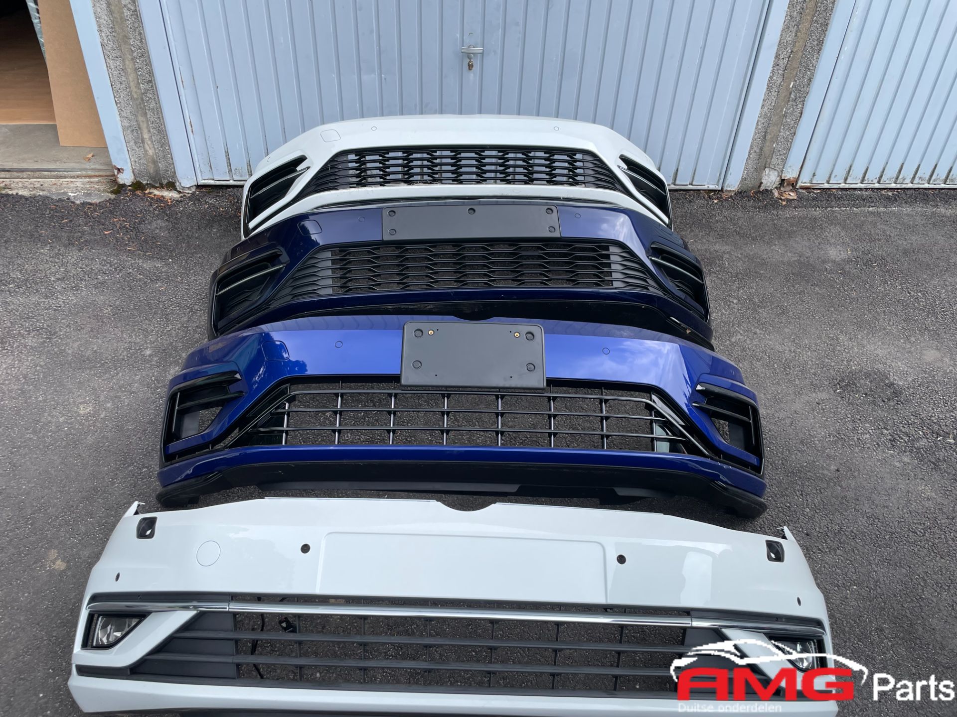 Pare-chocs avant restylé de la VW Golf 7.5 R Line
