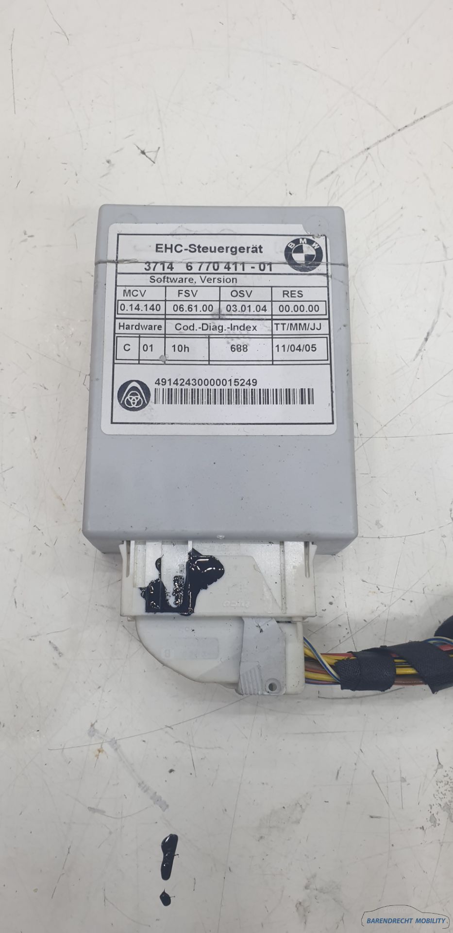 Air suspension module BMW 5 series e61 wabco ehc 3714 6770411-01 used neat condition 2004 2005 2006 2007 2008