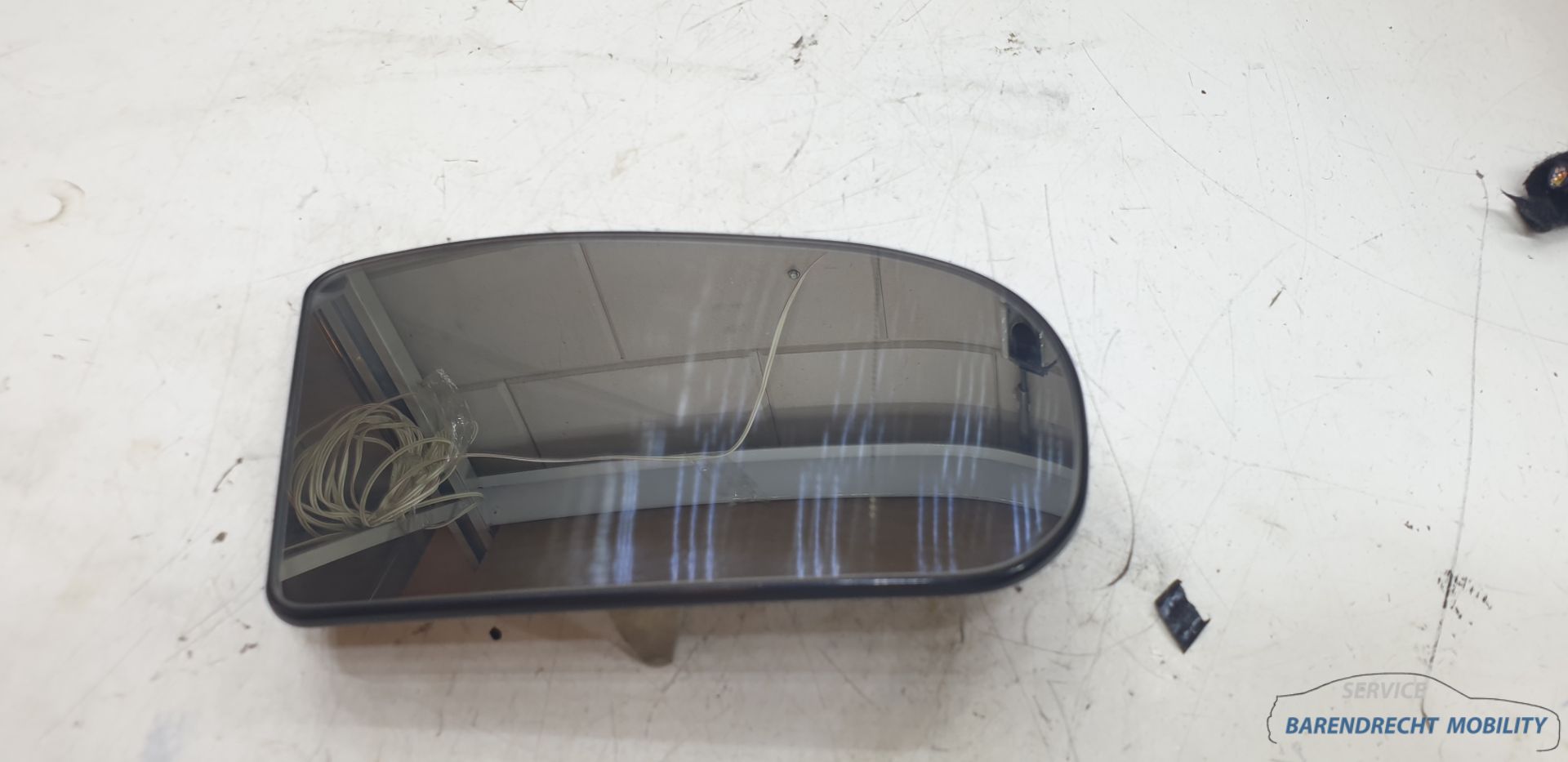 Spiegelglas rechts passagierskant Mercedes C E Klasse W203 W211 A2038100221 origineel gebruikt 2000 / 2009