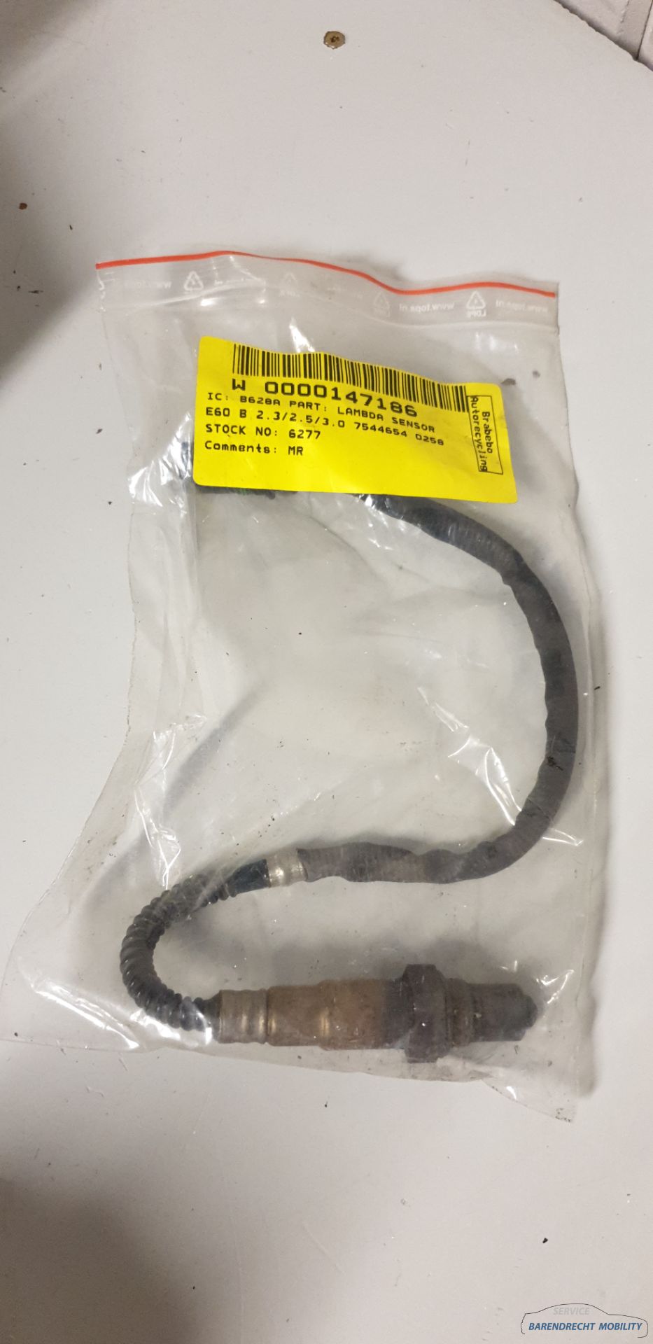Lambdasonde BMW 5 serie E61 lambdasensor 0258006808 530xi 24V origineel gebruikt 2003 / 2010