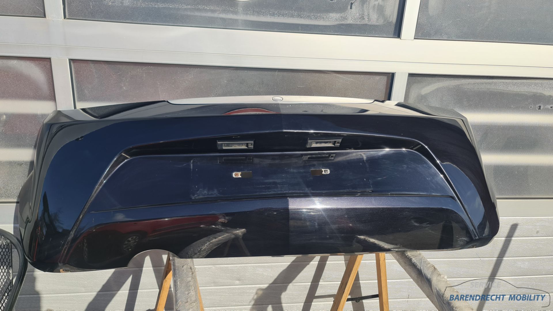 Achterbumper Opel Tigra twintop 9316219401 zwart metallic origineel gebruikt 2004 / 2010