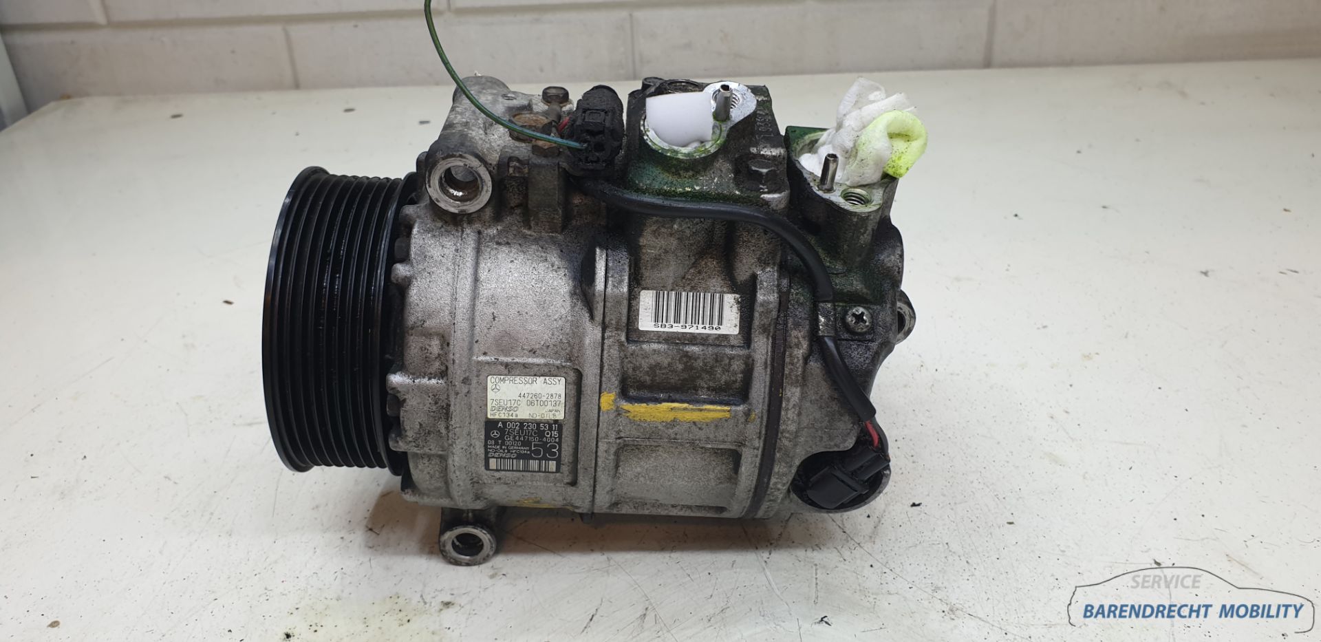 Pompe de climatisation W164 ML 320 CDI R- GL- classe 0022305311 W251 Mercedes d'origine d'occasion 2006 / 2012