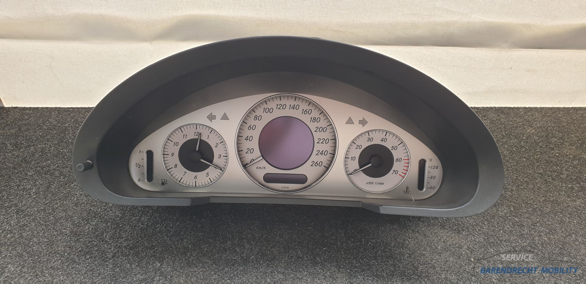 Kilometerteller W211 E klasse Mercedes A2115404711 Avantgarde Cockpit tellerhuis 2002 / 2008
