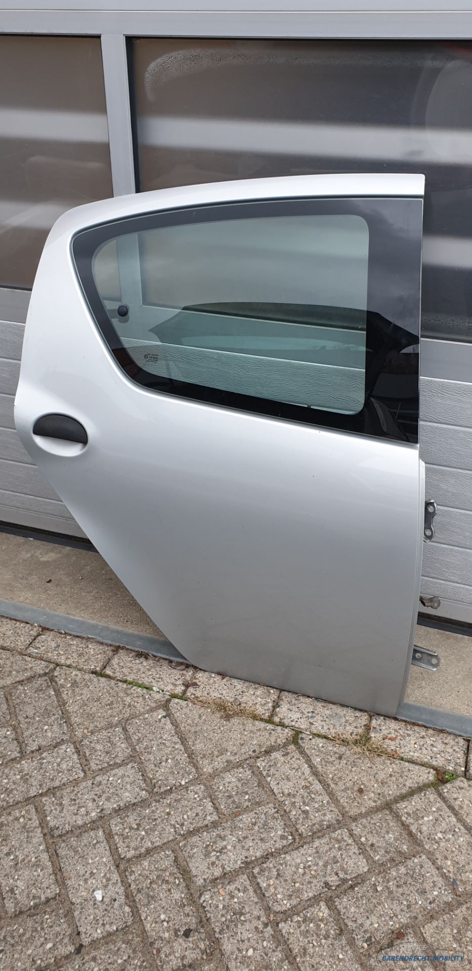Door RA Aygo Toyota right rear 67113-0H010 KTB passenger side silver original used 2005 / 2014
