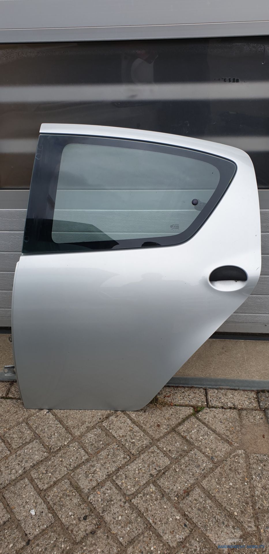 Tür LA Aygo Toyota links hinten 67113-0H010 KTB Fahrerseite silber original gebraucht 2005 / 2014