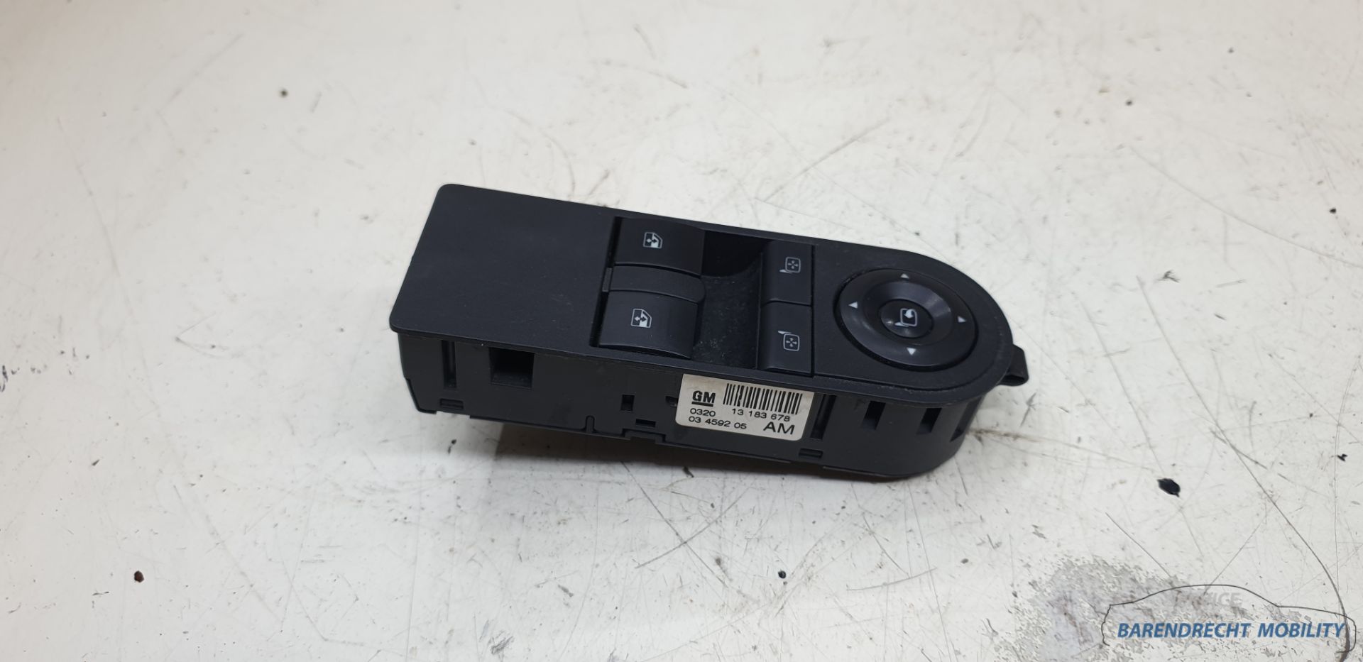 Raamschakelaar Zafira B met inklapbare spiegels 13183678 Astra H origineel gebruikt 2005 / 2012