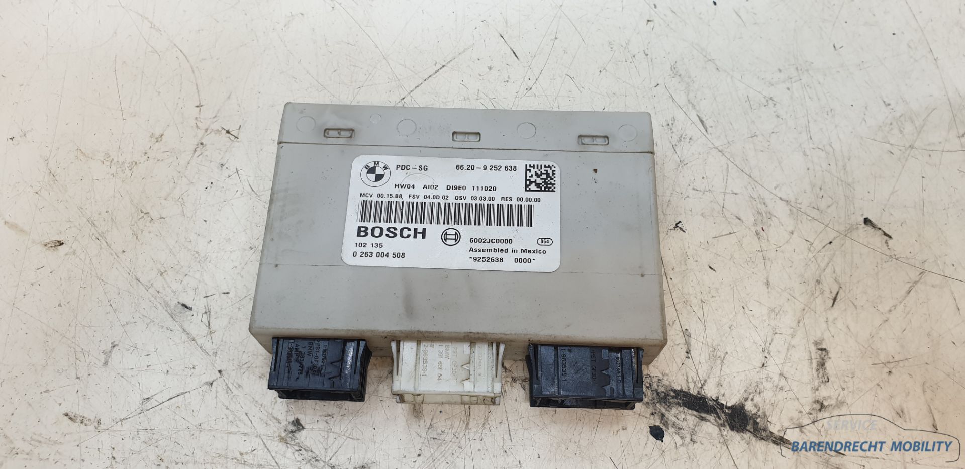 PDC module E90 BMW 3 series 66209252638 parking sensor E91 E92 E93 original used 2005 / 2012