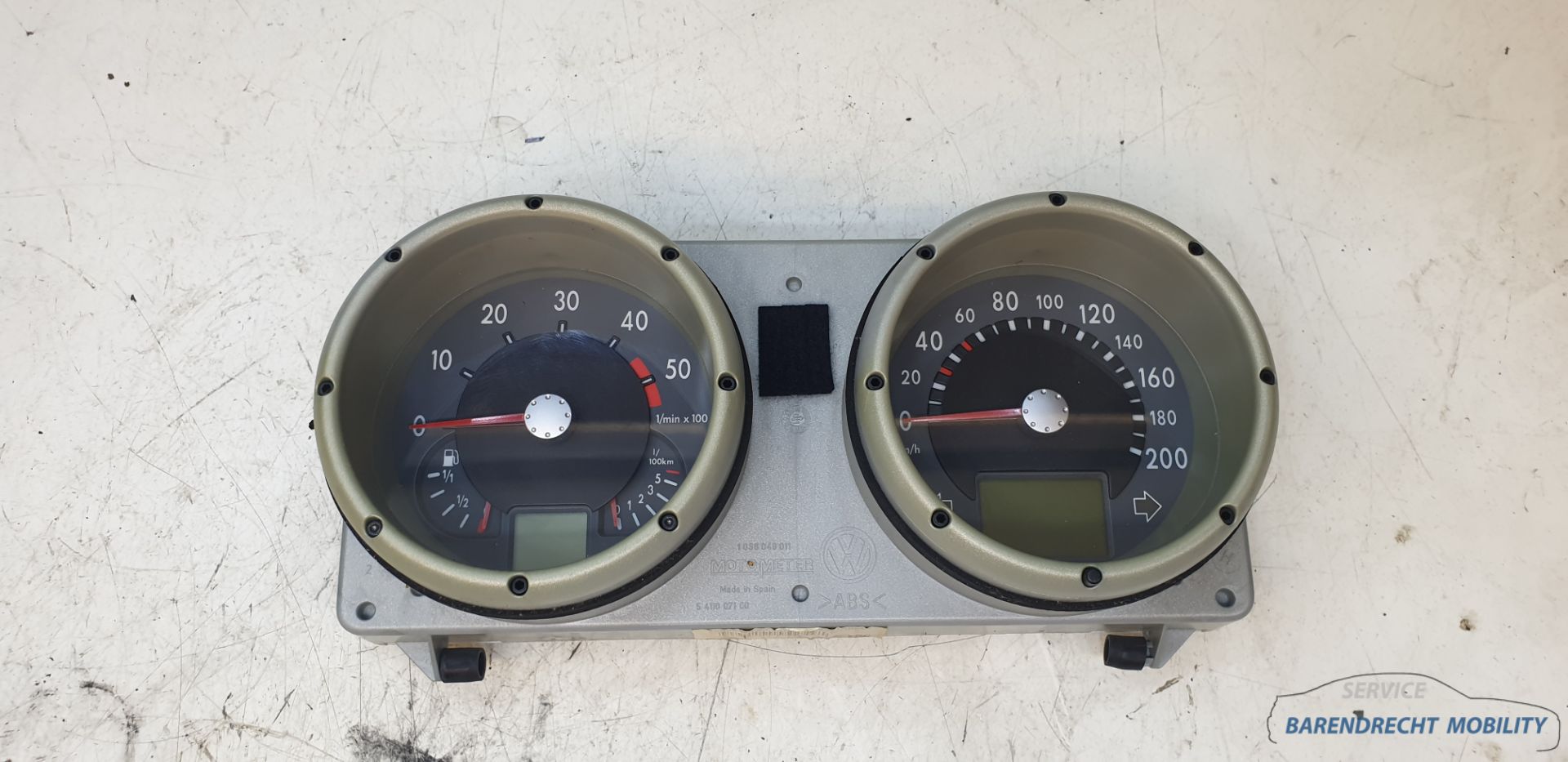 KMteller cockpit Lupo 3L Volkswagen 6E0920800J origineel gebruikt 1998 / 2005