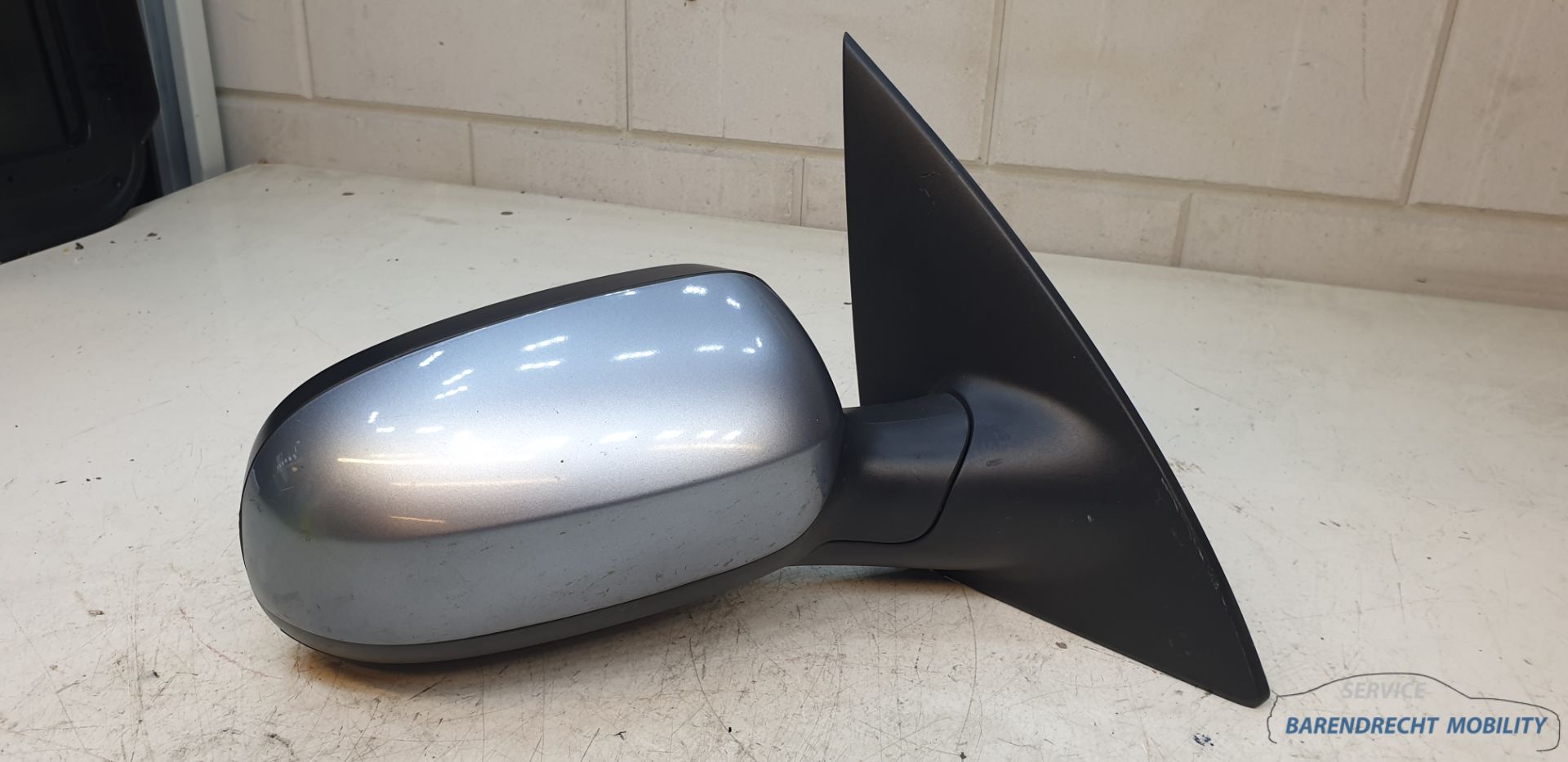 Buitenspiegel rechts Corsa C Opel Z163 Zilver Silver Lightning Metallic 065022R1 origineel gebruikt 2000 / 2009
