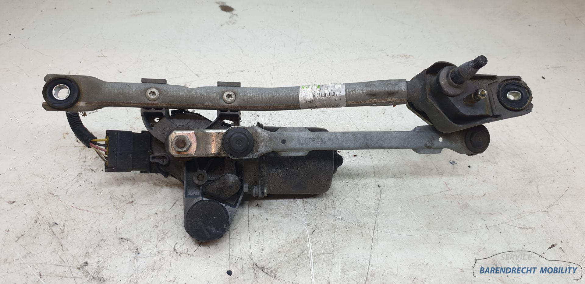 Ruitenwissermotor + mechananisme Aygo 107 C1 Toyota 53565002 origineel gebruikt 2006 / 2014