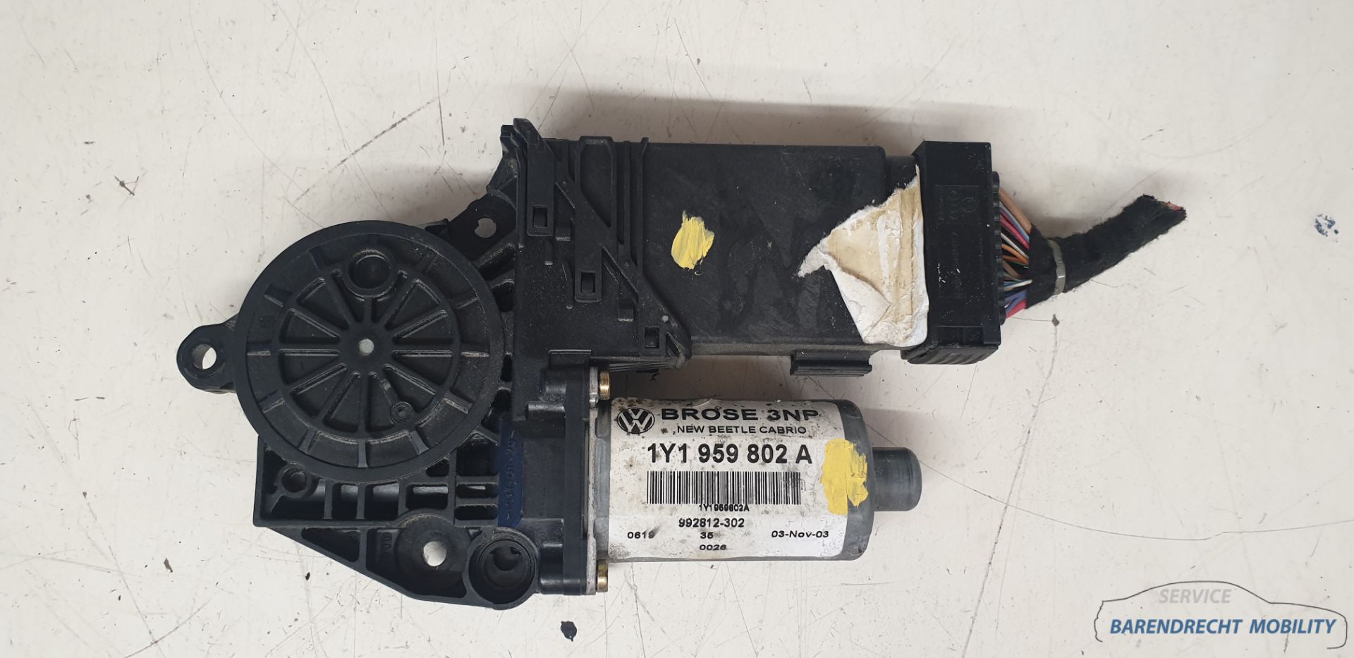 Fensterhebermotor VW Käfer Cabriolet vorne rechts Wohnmobil 1Y1959802A Beifahrerseite Original gebraucht 2002 / 2010
