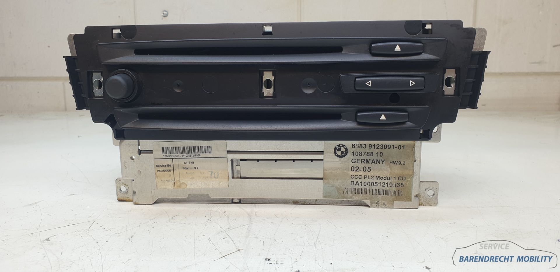 CCC Navigatie module E90 3 serie BMW professional 9123091 DVD headunit radio origineel gebruikt 2005 / 2008