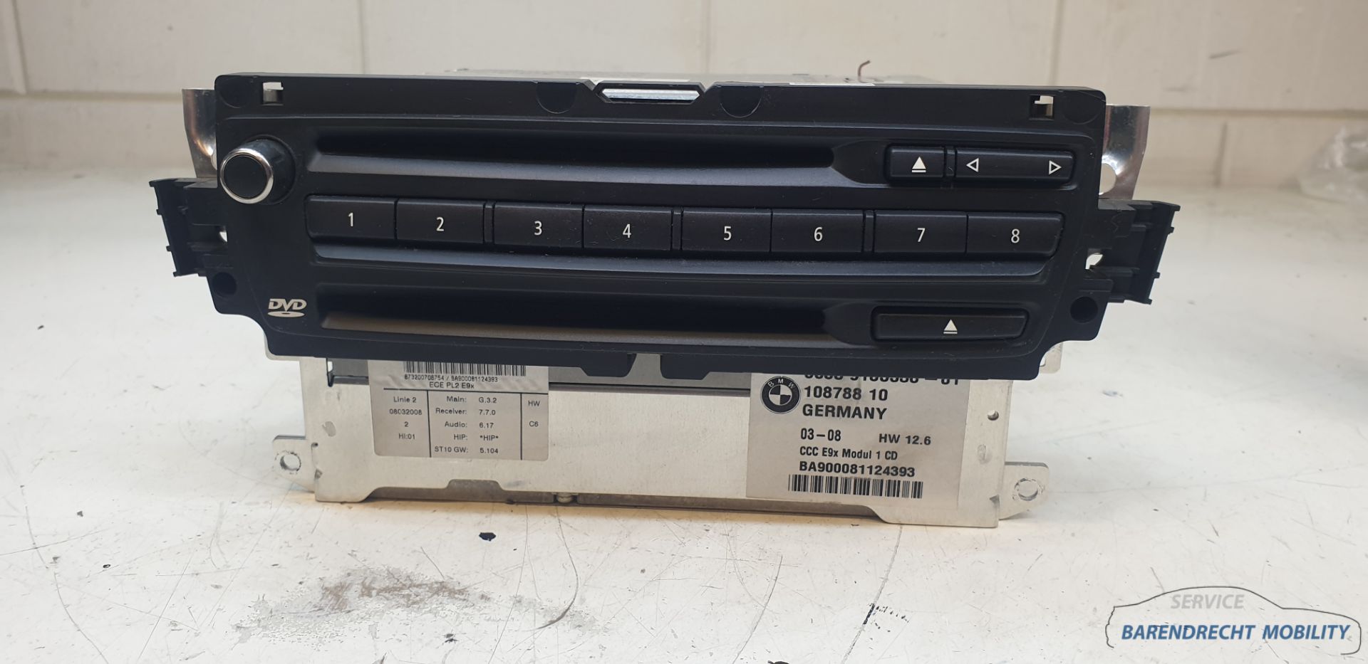 CCC Navigatie module E90 3 serie BMW professional 9185536 DVD headunit radio origineel gebruikt 2009 / 2012