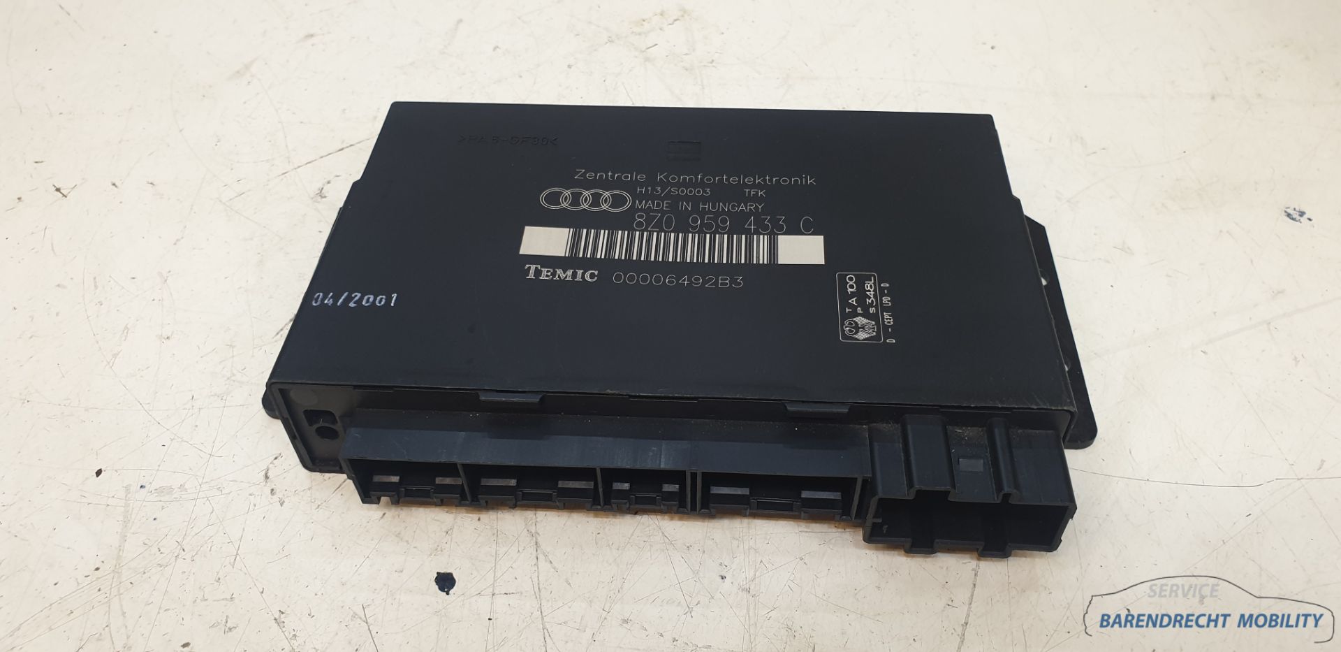 Body controll module Audi A2 8Z0959433C ZKE centrale regeleenheid origineel gebruikt 2000 / 2005