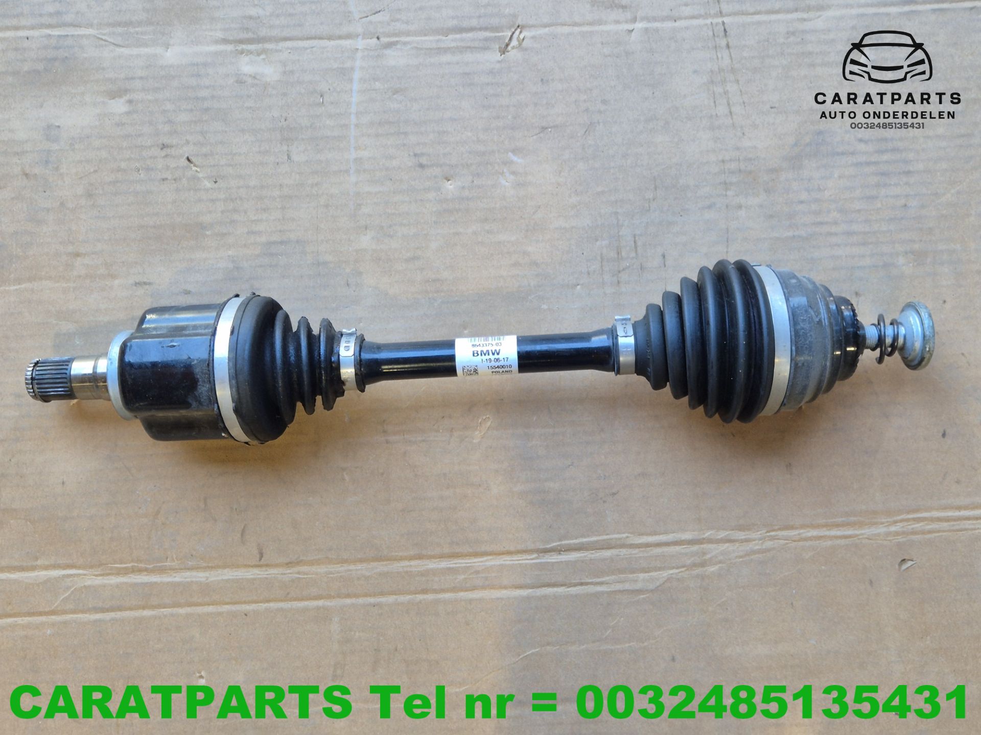 8643375 F45 F46 aandrijfas F48 steekas F39 F54 kardan F60