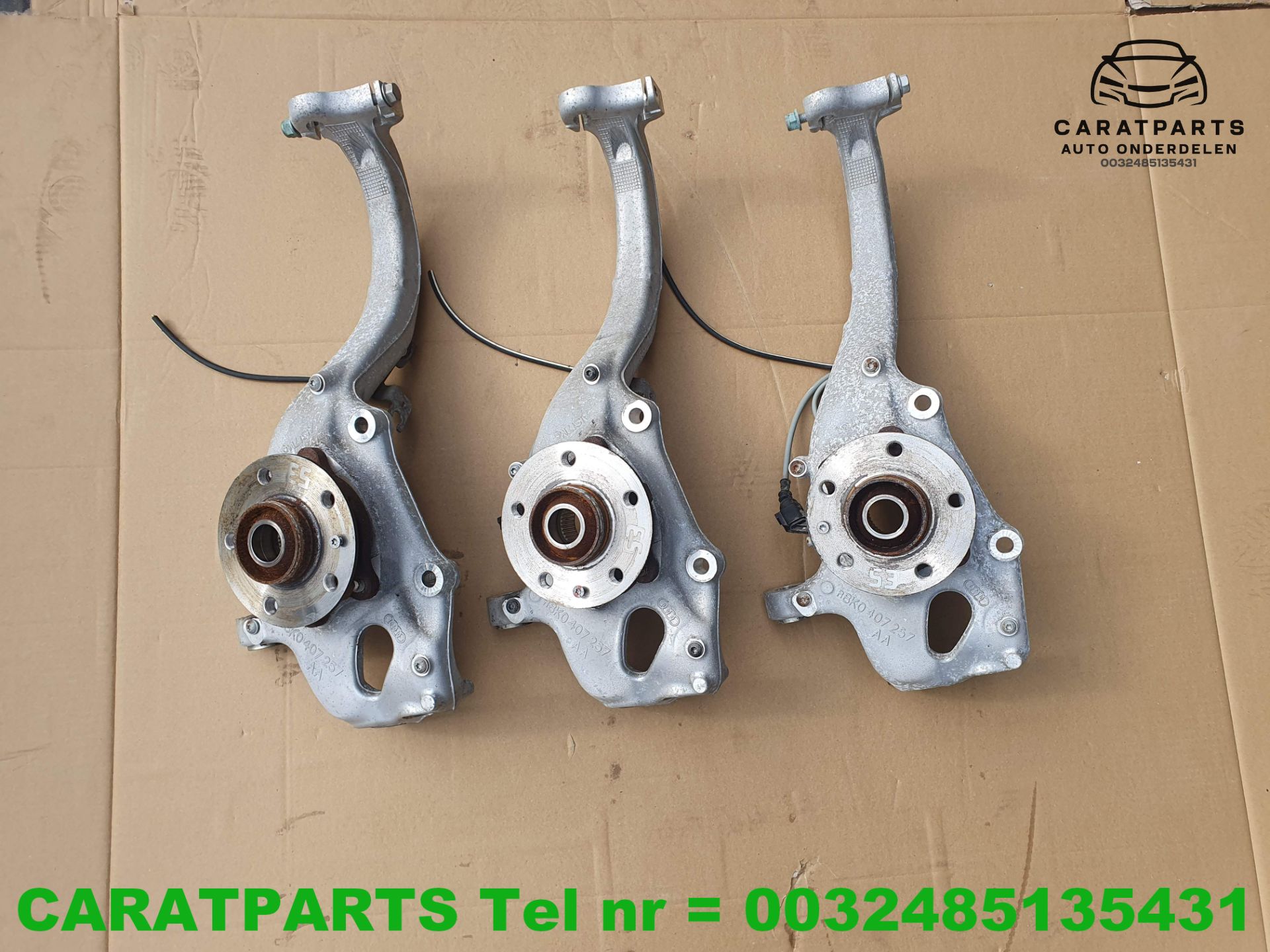 8K0407257AA Audi a7 fusee a6 wielnaaf a5 wielophanging a4 q5
