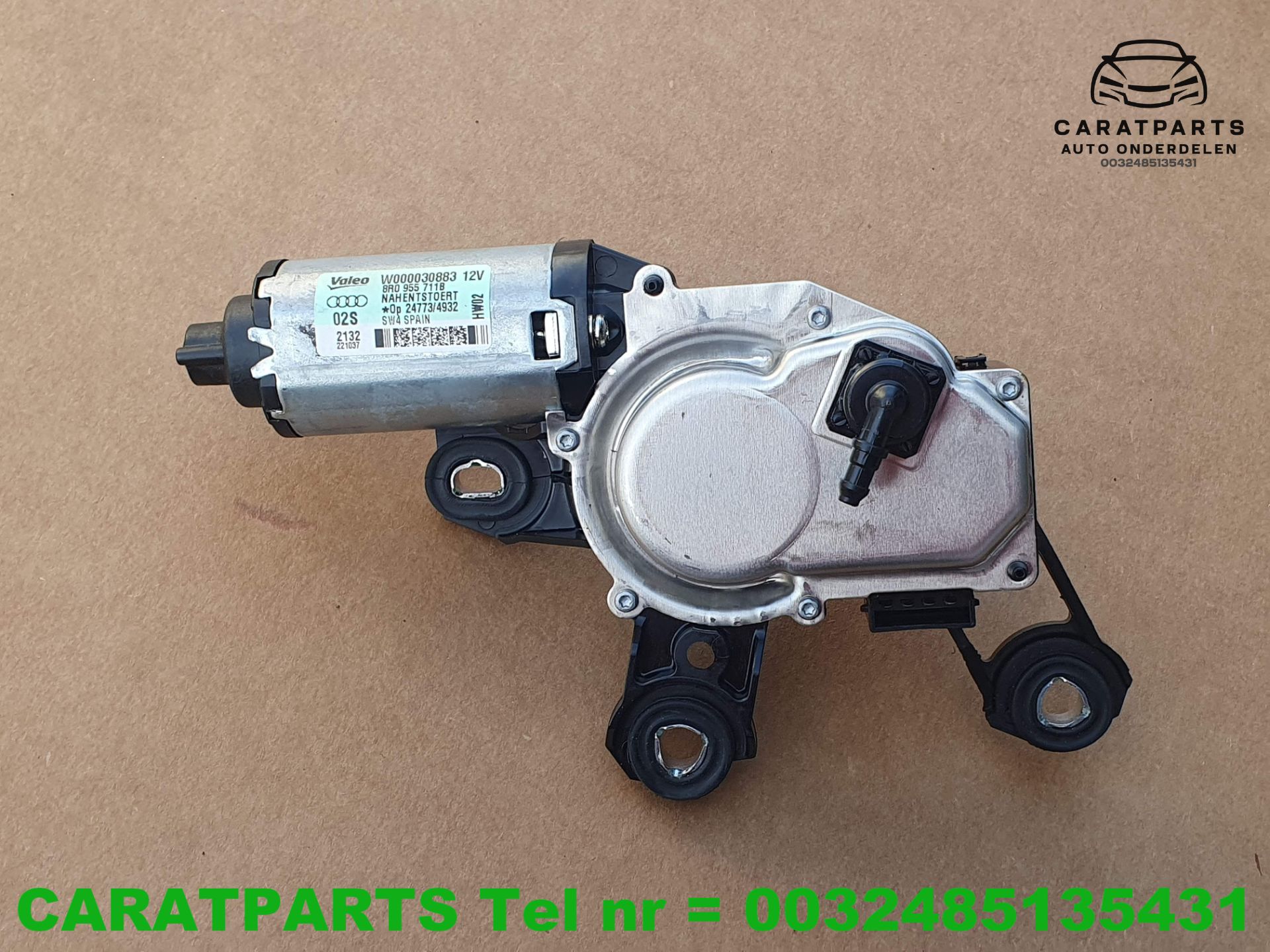 8R0955711B q5 ruitenwissermotor Q5 ruitenwissermechaniek q5