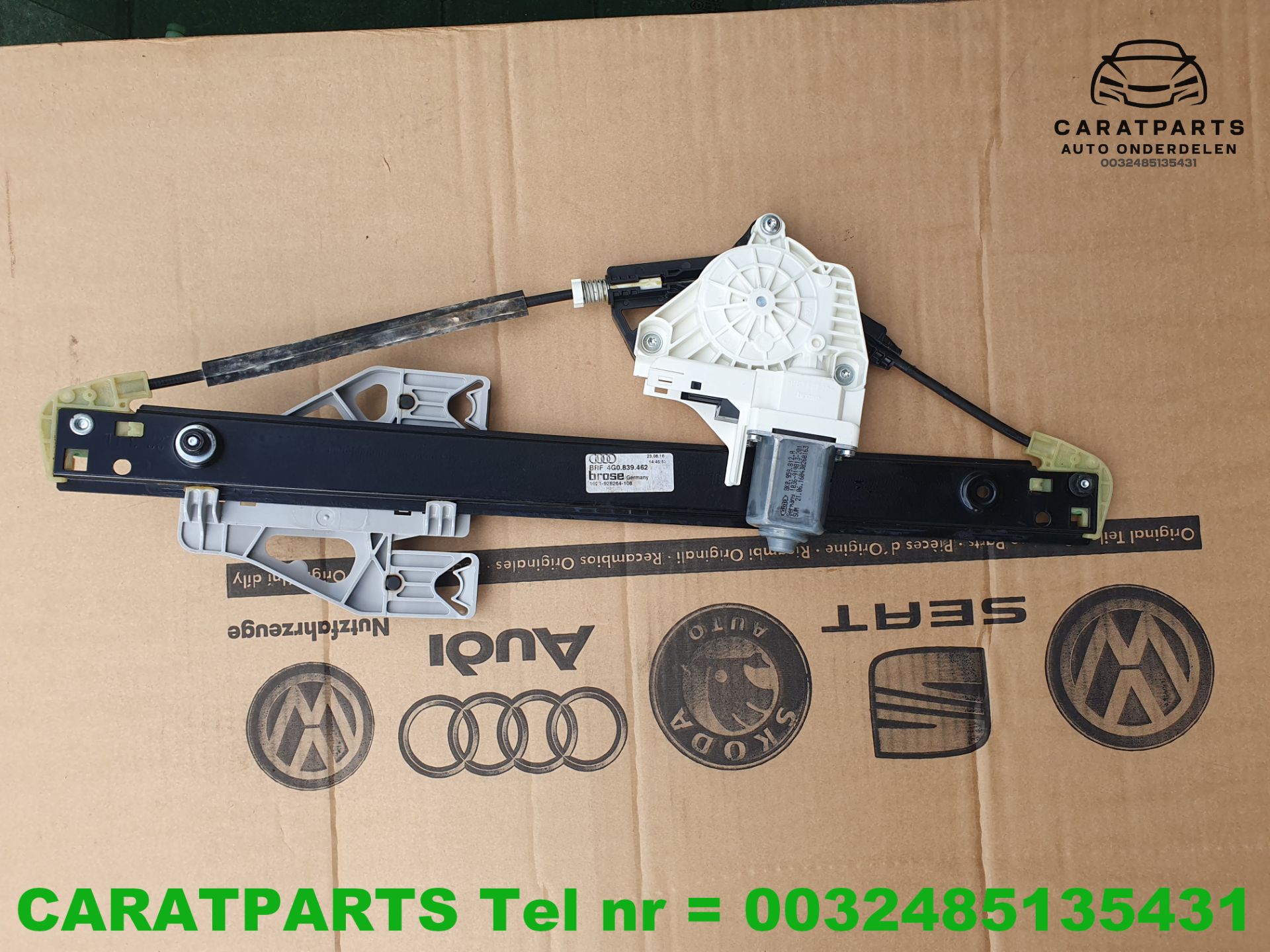 4g0839462 a6 raammechaniek a6 raammechanisme rs6 s6 4g c7