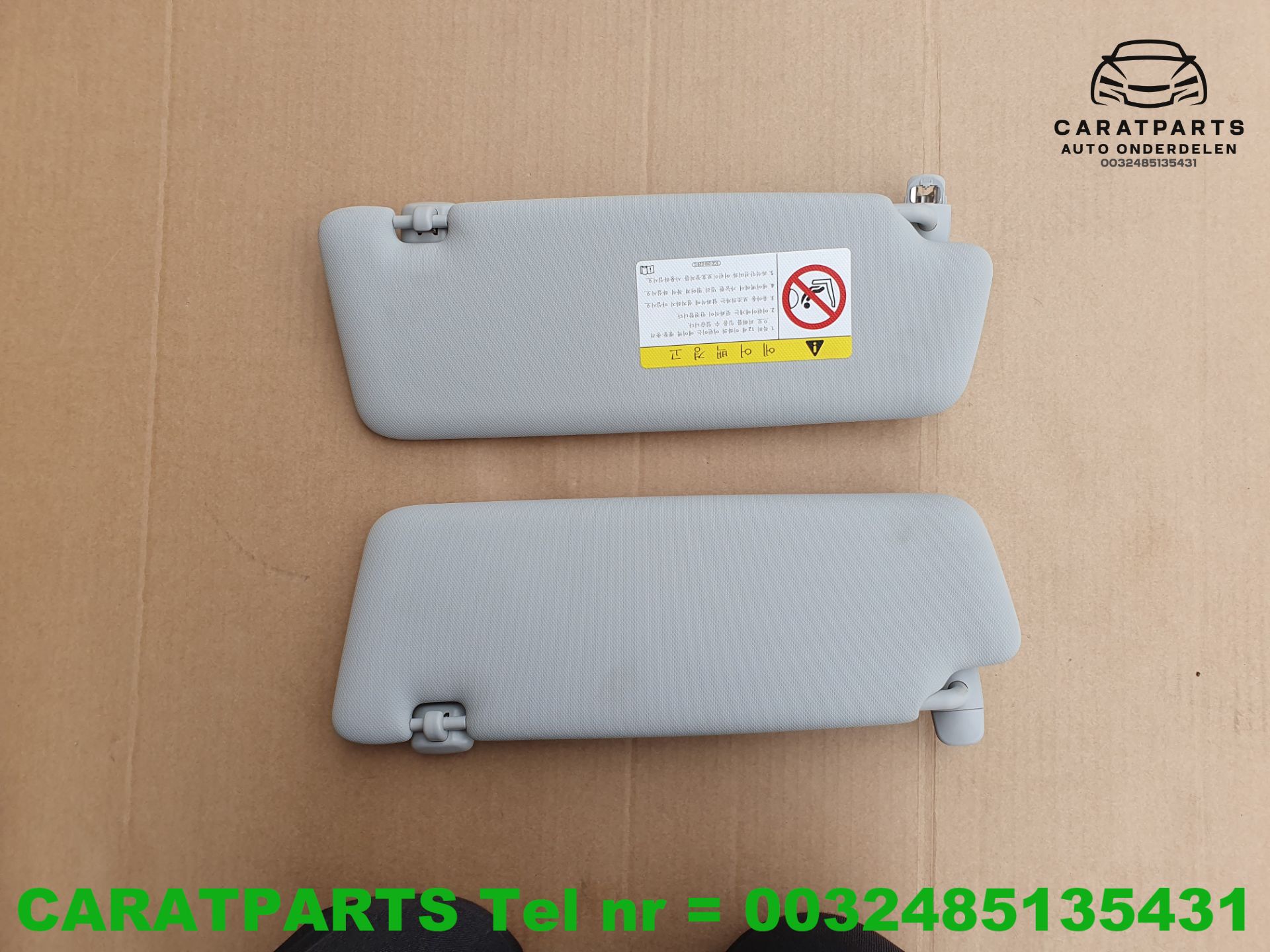 8U0857552 8U0857551 Audi A4 zonneklep A5 Q3 Q5 A1